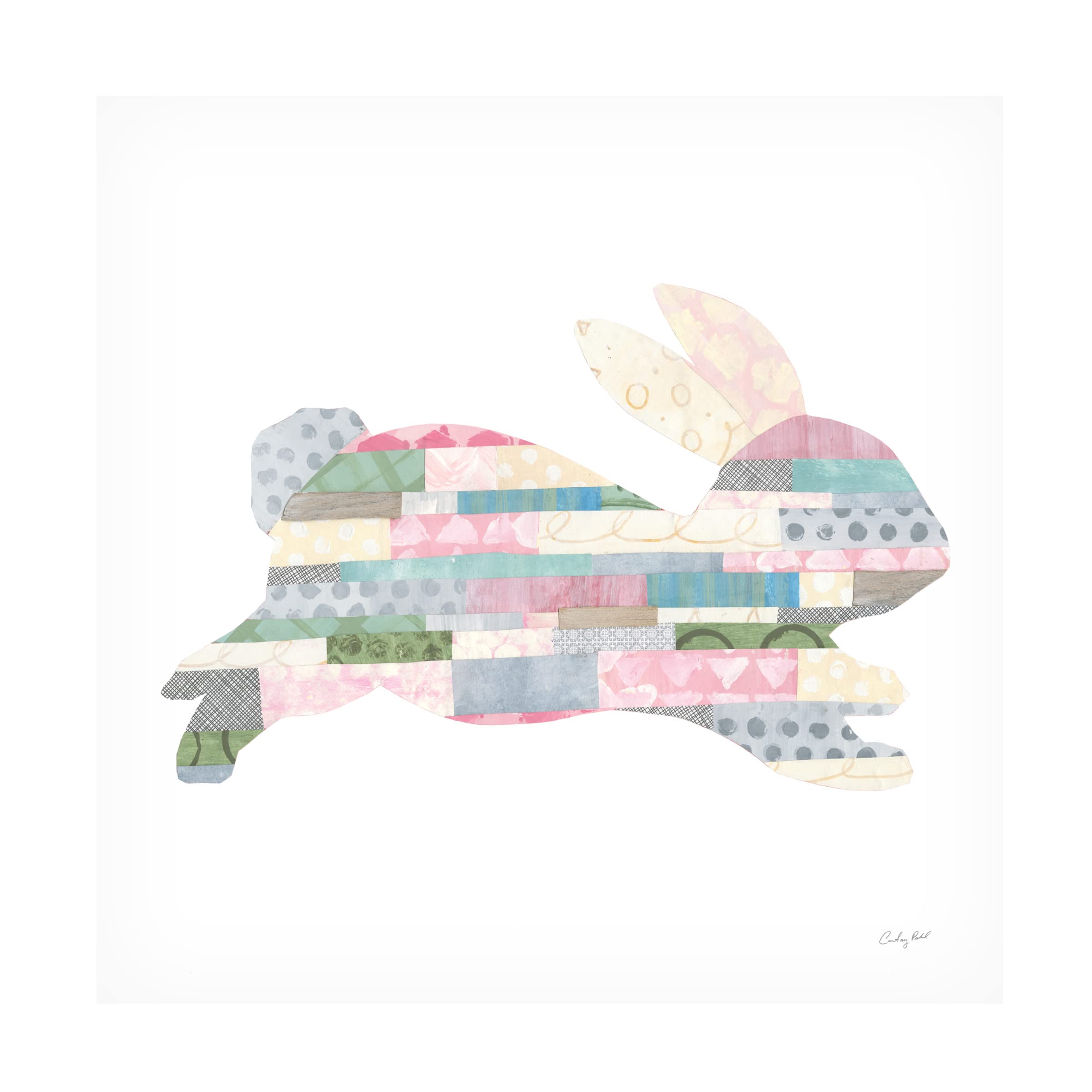Courtney Prahl 'Spring into Easter I' Canvas Wall Art - Vibrant Floral Easter Decor for Home, Living Room & Office - Perfect Easter Gift & Spring Home Decor