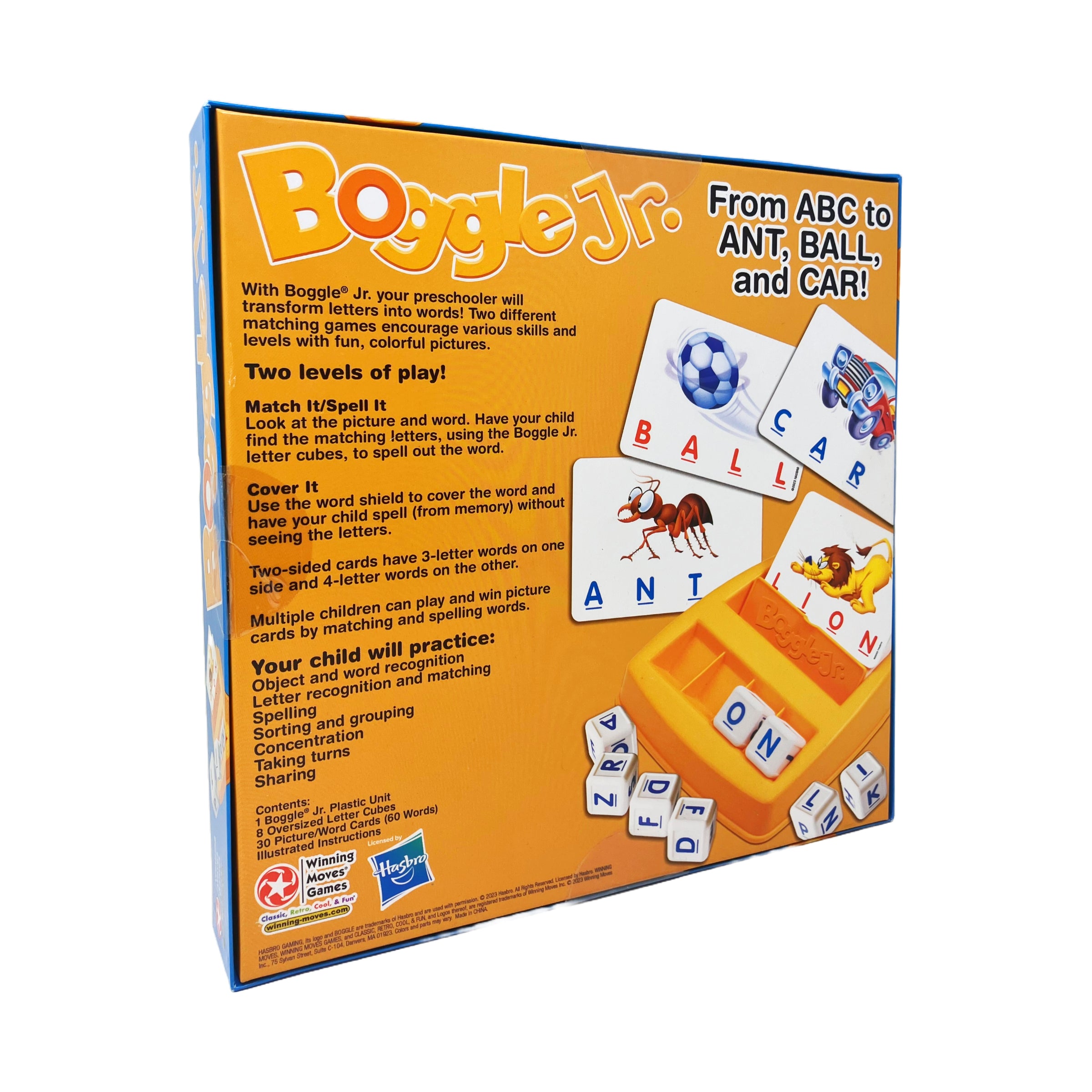 Boggle Jr. Preschool Letter Matching Game - Kids Learning Alphabet & Spelling Educational Toy - Perfect for Classroom, Homeschool & Family Game Night