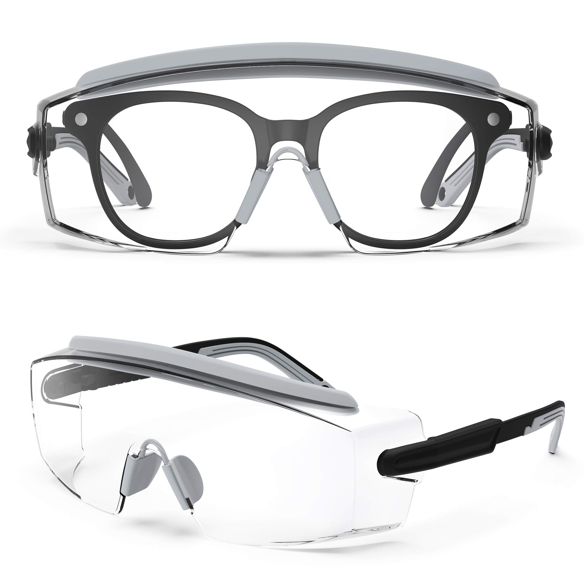 Anti Fog Safety Glasses - ANSI Z87.1 Certified Protective Goggles with Scratch-Resistant Lenses & Adjustable Fit - Perfect for Construction, Lab Work, and DIY Projects