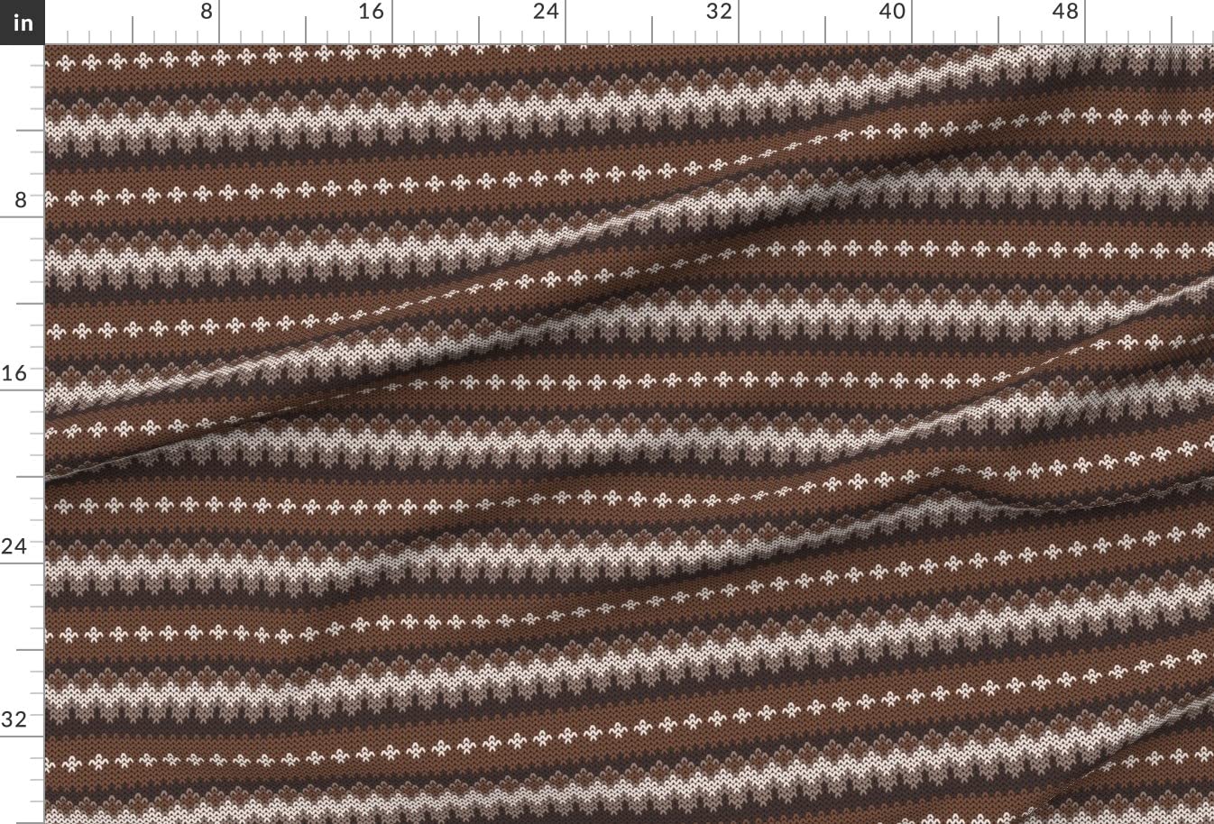 Bernie Sanders Geometric Knit Fabric - Brown Taupe Beige Printed Minky Fat Quarter for Baby Blankets, Quilt Backing & Plush Sewing Projects | Soft DIY Craft Material for Nursery Decor, Home Sewing & Gift Making