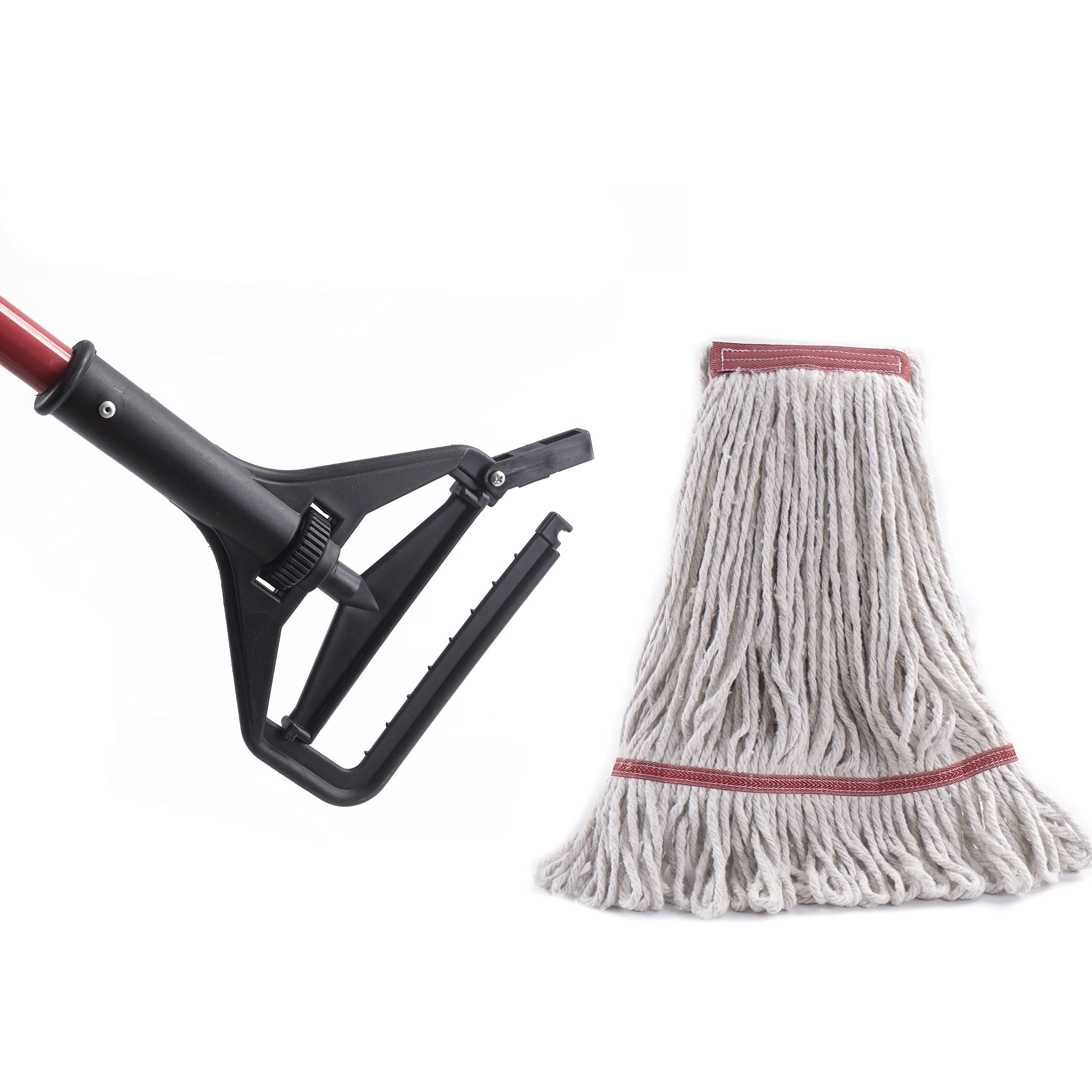 Heavy Duty Quick-Change Mop Handle 60in - 6 Pack for Floor Cleaning