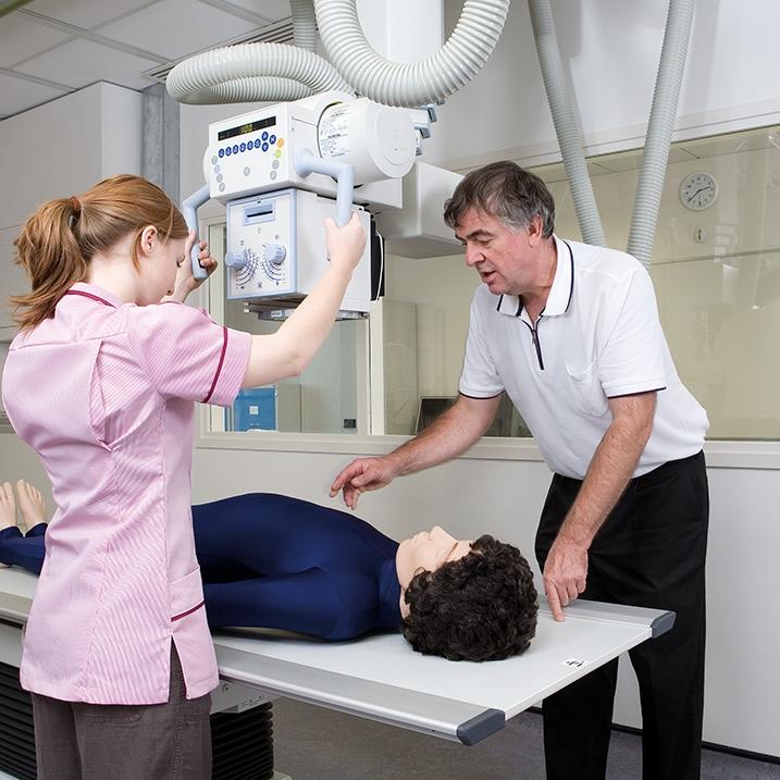 Full Body X-Ray and Radiographic Positioning Manikin - Professional Medical Training Model for Radiology Students & Technicians - Perfect for Classroom, Lab & Clinical Practice