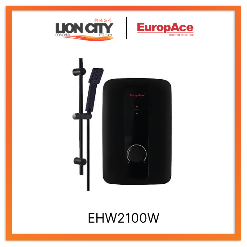 Europace EHW2100W 1.5KW Instant Electric Water Heater with Copper Tank - Perfect for Small Apartments, RVs & Off-Grid Living