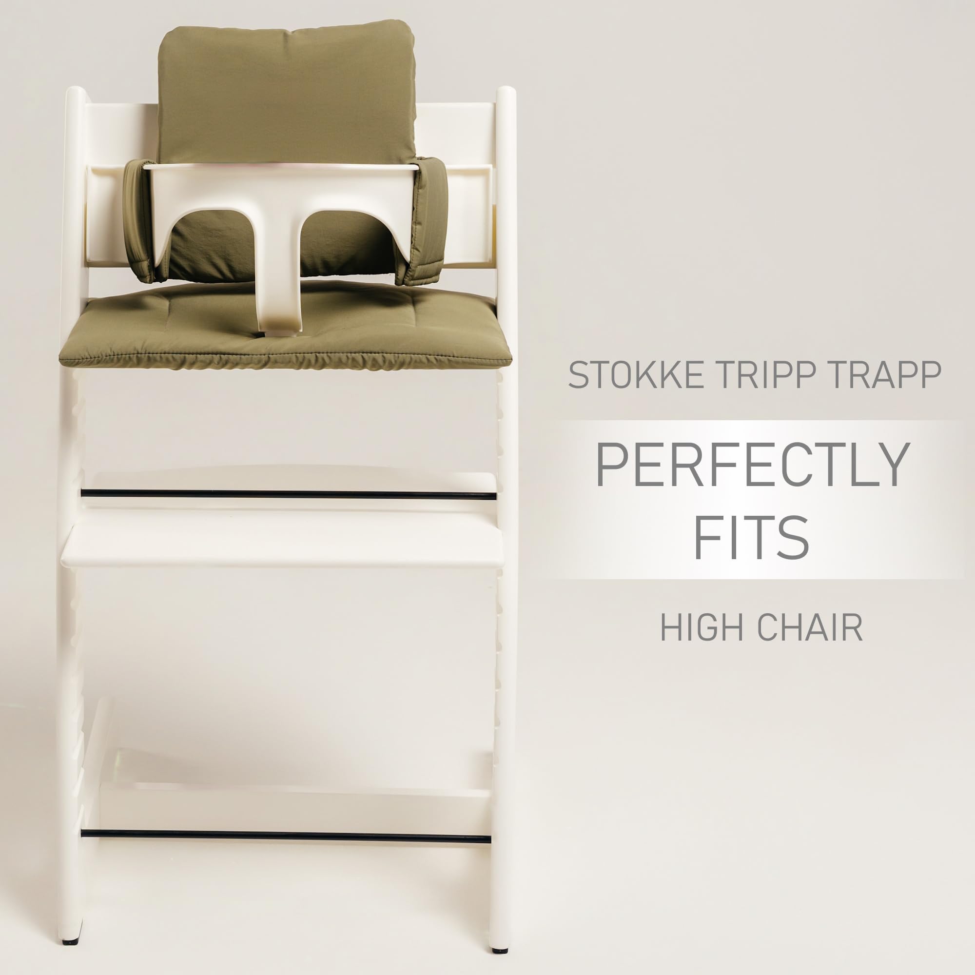 Stokke Tripp Trapp Cushion - Waterproof High Chair Seat Cover for Babies - Easy Clean Nursery Accessory for Feeding Time