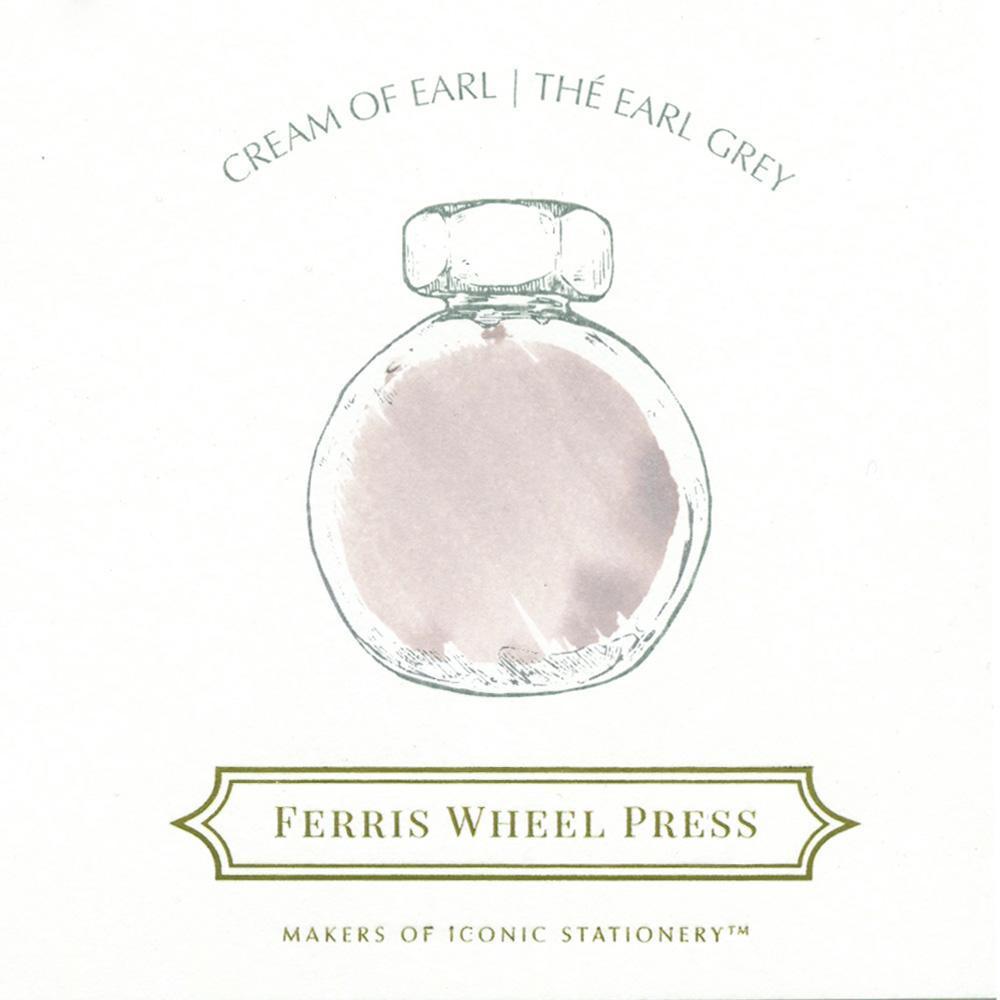 Ferris Wheel Press Cream of Earl Fountain Pen Ink - Premium Calligraphy & Writing Ink for Elegant Notes, Letters, and Journaling - Perfect for Fountain Pens, Dip Pens, and Artistic Projects