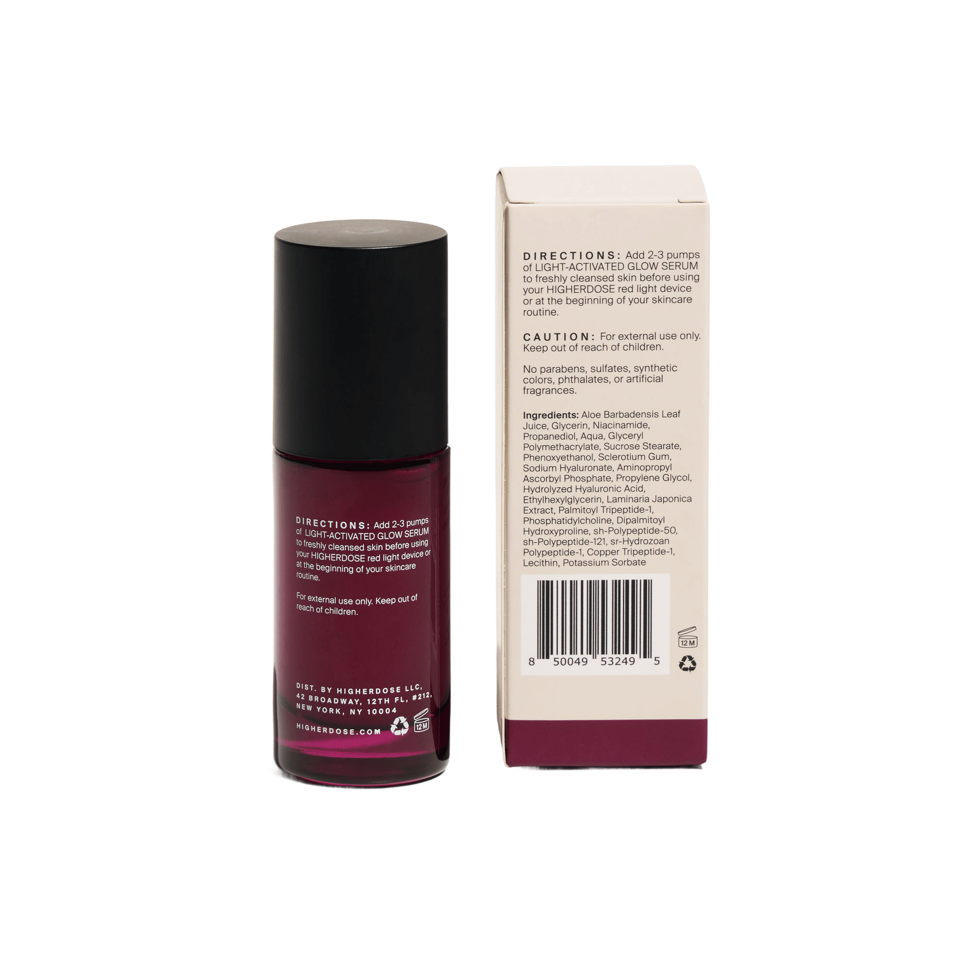 Light Activated Glow Serum for Face - Vitamin C Brightening & Hydrating Night Treatment - Perfect for Evening Skincare Routine & Dark Spot Correction