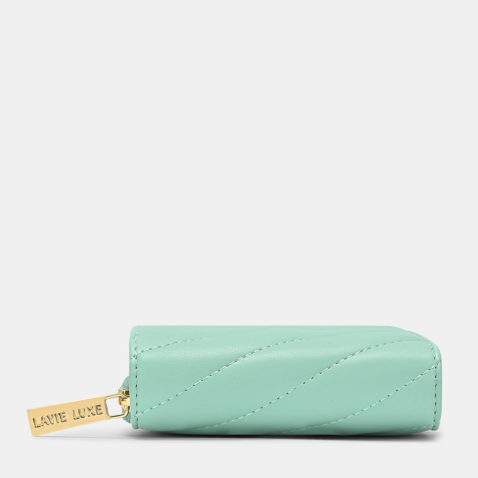 Diagonal Flap25 Small Zip Wallet - Stylish & Compact RFID Blocking Wallet for Men & Women - Perfect for Travel, Everyday Use & Minimalist Lifestyle