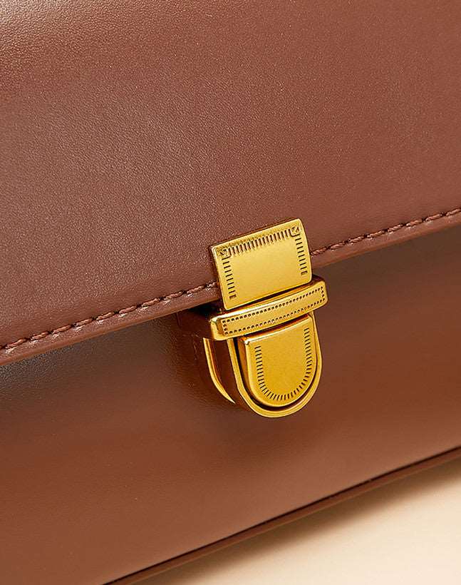 Stylish Genuine Leather Small Shoulder Handbag for Women - Perfect for Work, Travel & Everyday Use