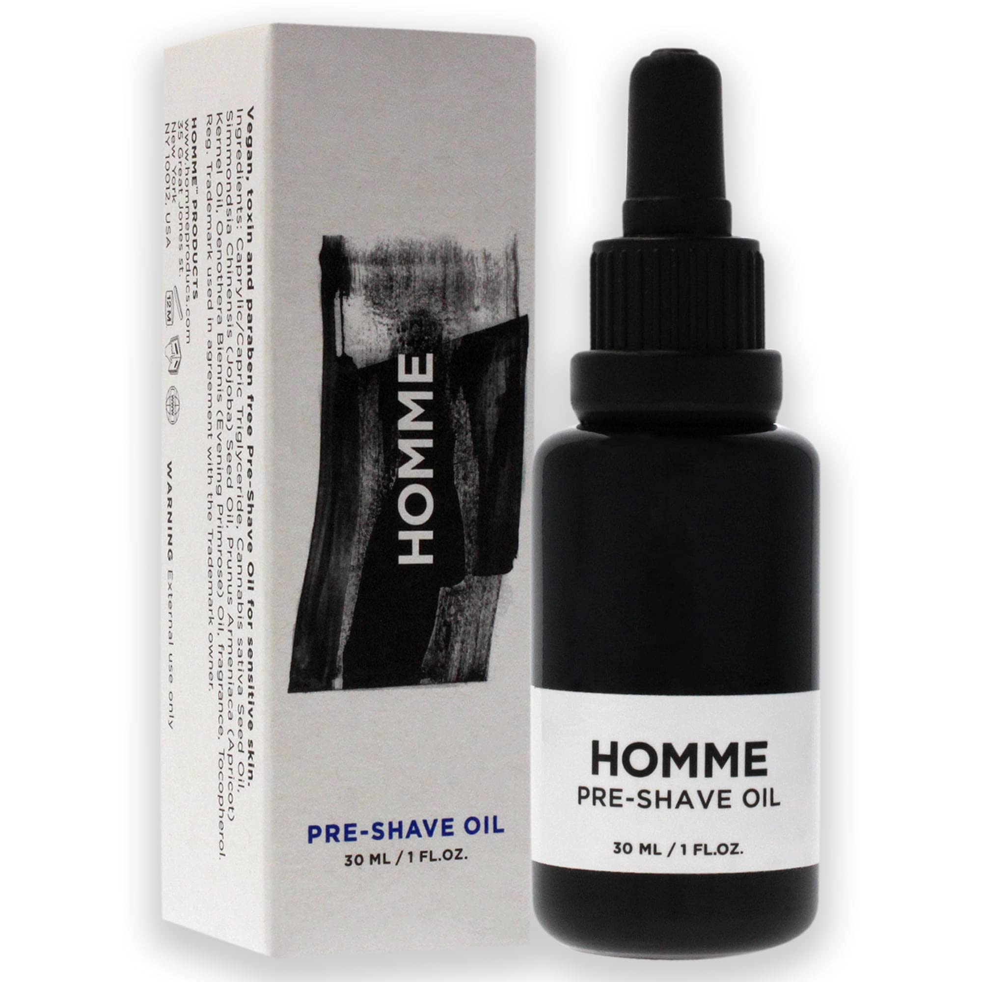Best Pre-Shave Oil for Men - 1 oz Natural Shaving Oil for Smooth & Irritation-Free Shave - Perfect for Sensitive Skin & Daily Grooming Routine
