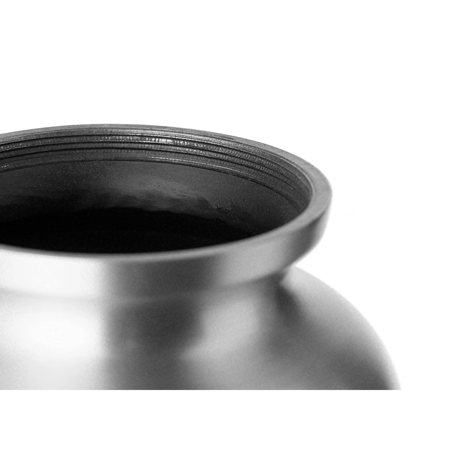 Ottillie Paws Tribute Series Large Pet Urn for Dogs and Cats - Ebony Finish, Vertical Pewter Paws, Walnut Base, Silver/Black Plate - Perfect for Memorial Keepsakes and Home Display