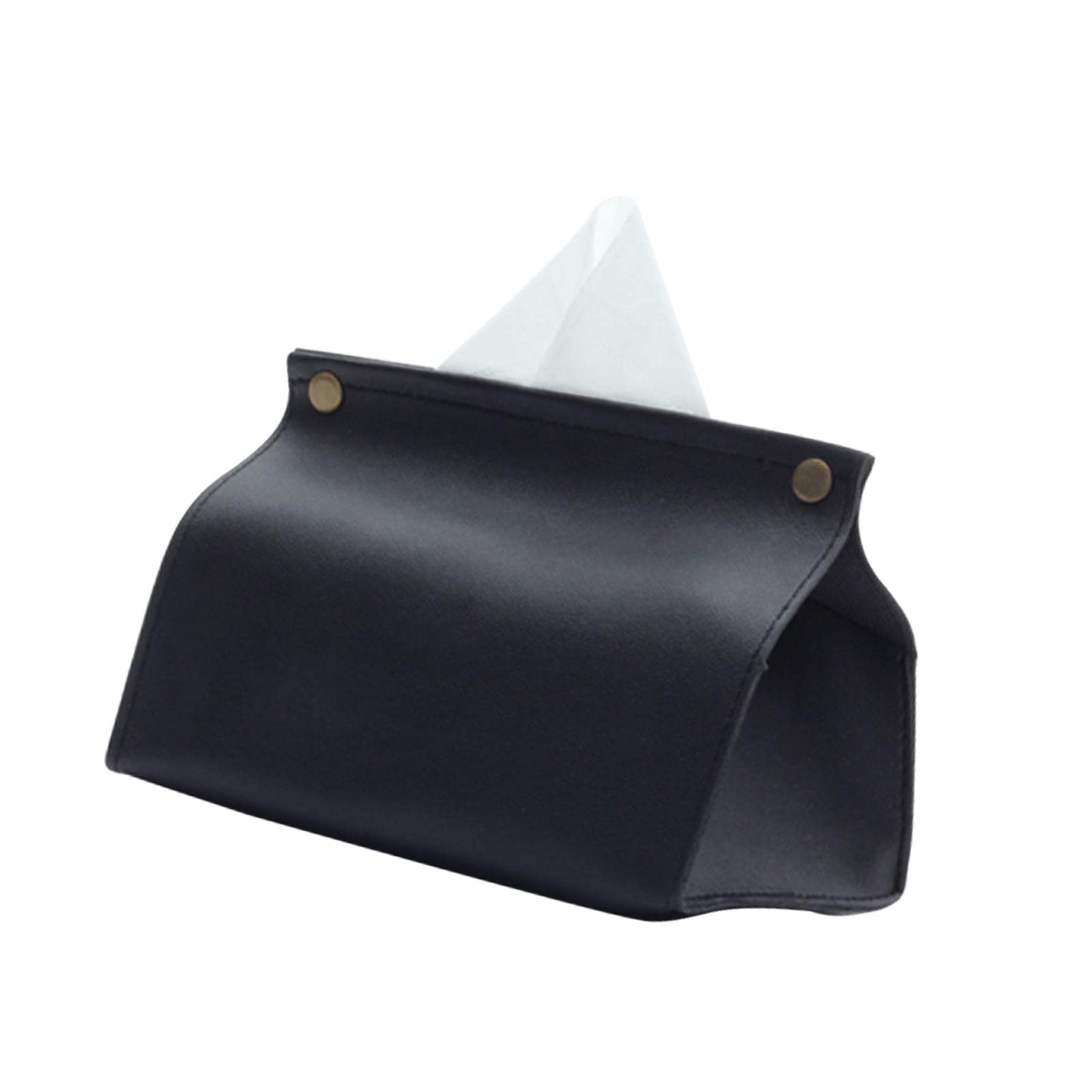 MagiDeal Decorative Tissue Holder - Black Napkin Paper Storage Organizer for Facial Tissues | Perfect for Dressers, Nightstands, Living Room, Car, Restaurant & Office Use