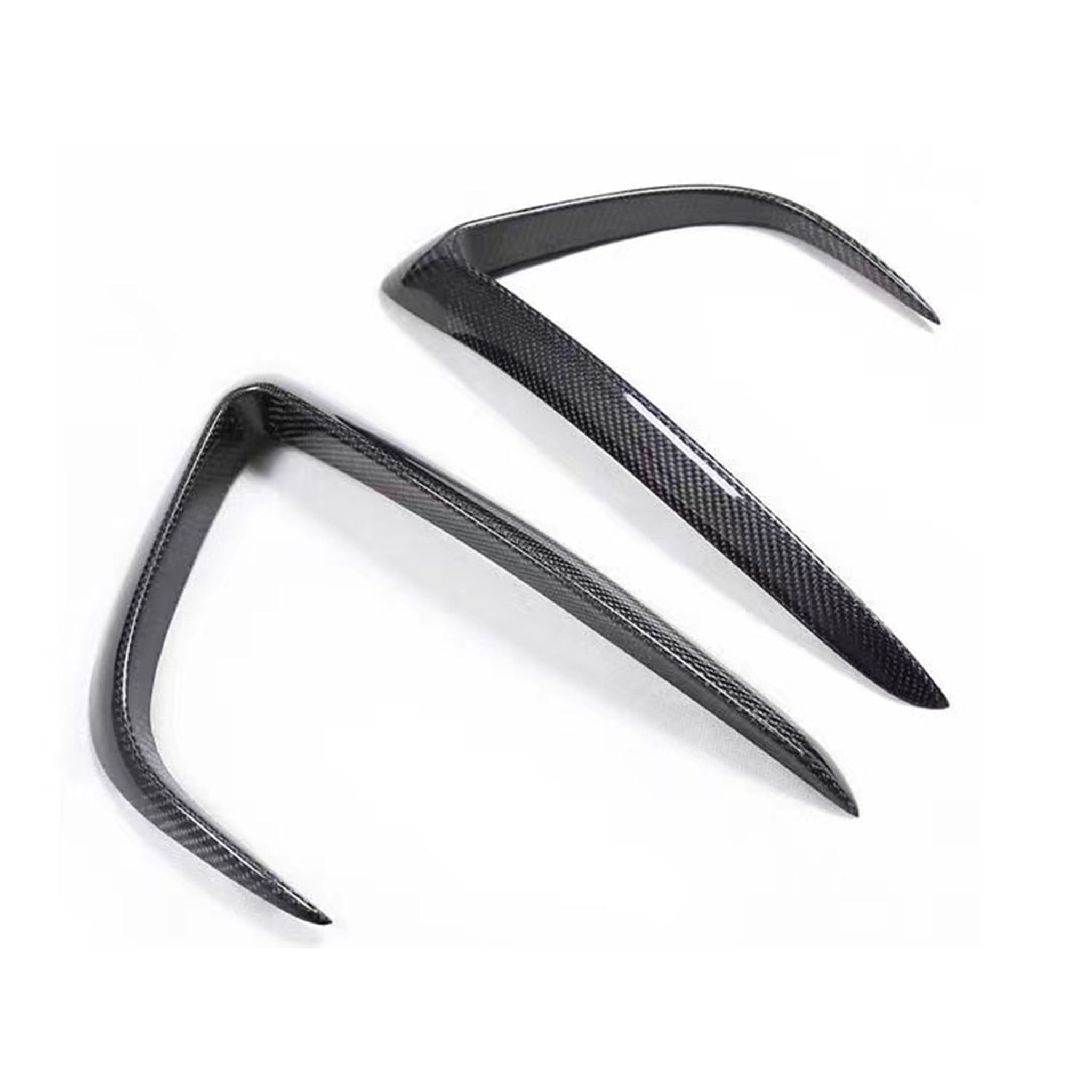 Premium Real Carbon Fiber Fog Light Trim Cover for Tesla Model 3/Y/S/X - Custom Fit Aerodynamic Upgrade | Enhances Style & Performance for Daily Driving & Car Shows