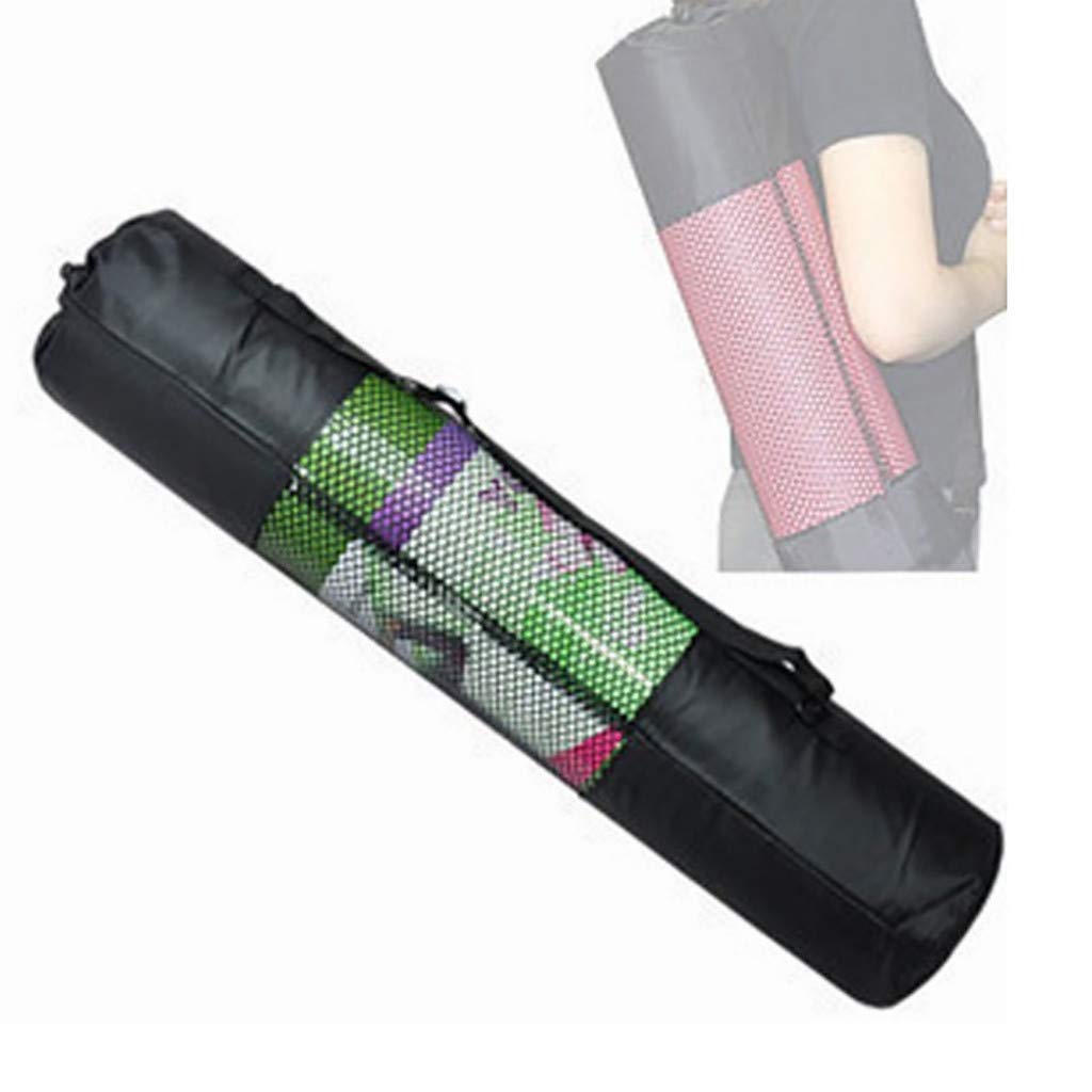 Breathable Yoga Mat Backpack - Waterproof Oxford Cloth for Gym & Travel (Black)