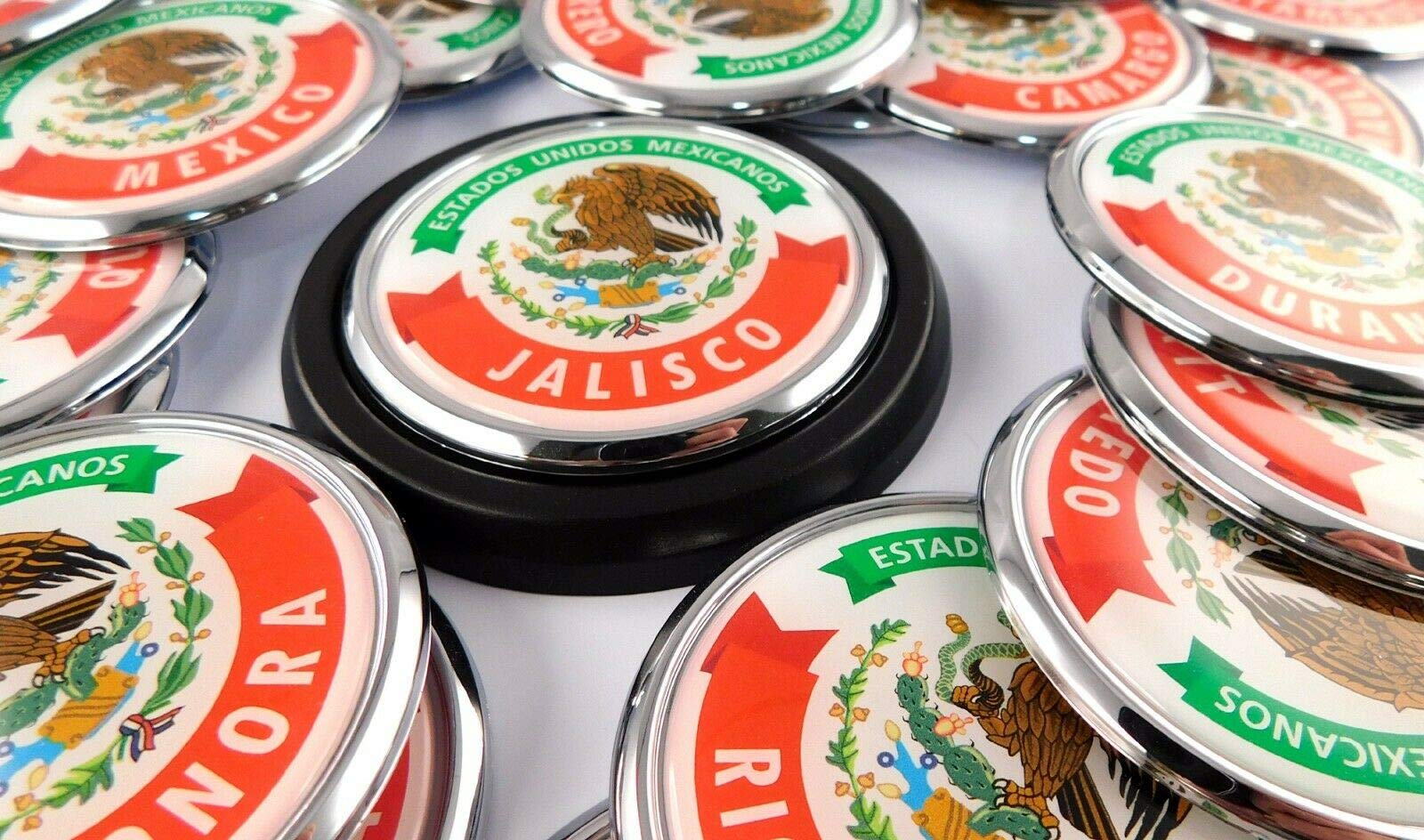 Authentic Mexico MX Mexican Car & Truck Grill Badge - 3.5
