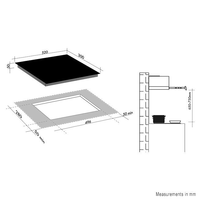 Artusi 30cm Domino Ceramic Cooktop CACC32A - Scratch & Dent Clearance Sale | Perfect for Small Kitchens & RVs
