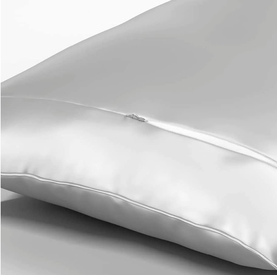 PureCare King Size 100% Mulberry Silk Pillowcase – Hypoallergenic & Skin-Friendly for Hair & Skin Care – 20