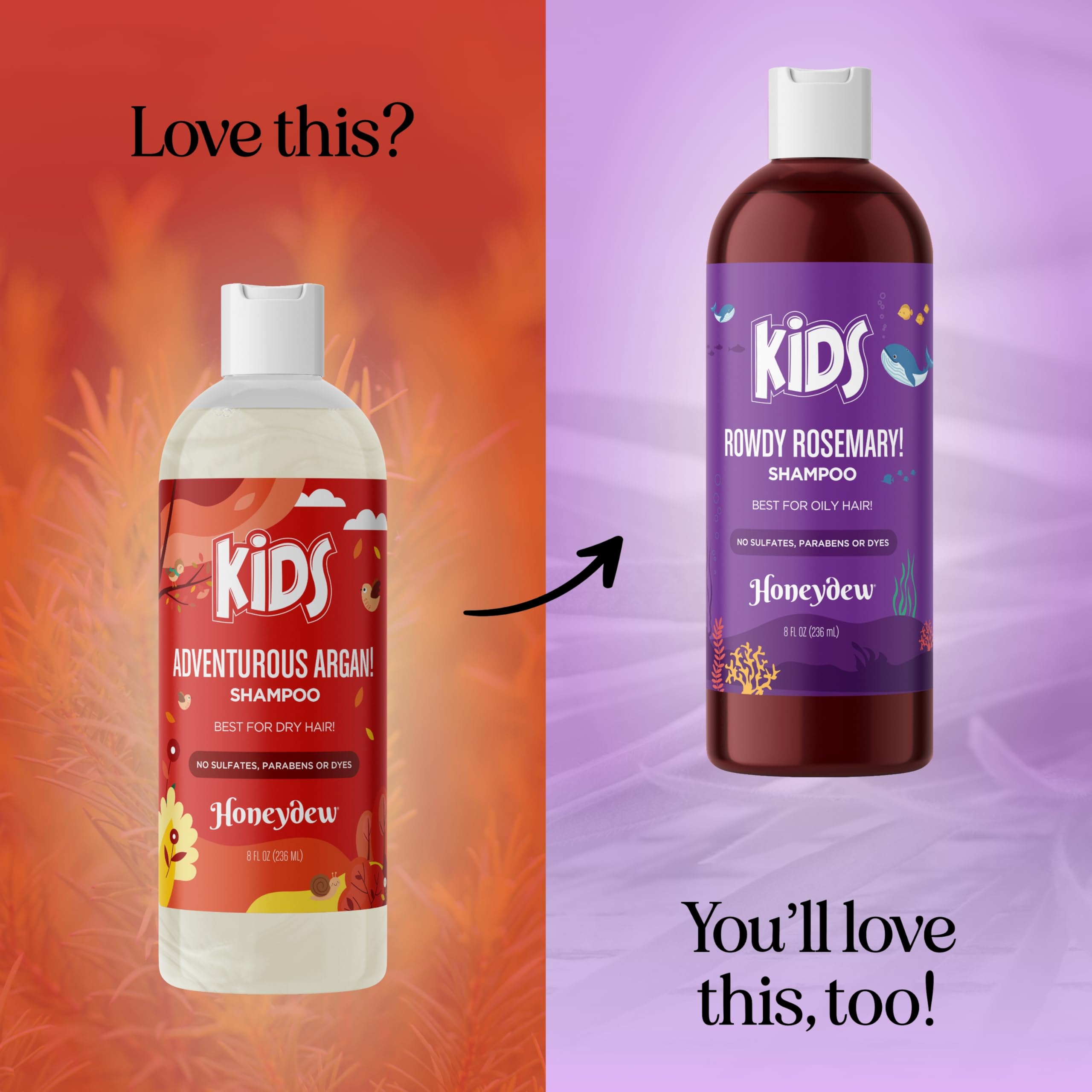 Gentle Kids Shampoo for Dry Scalp with Tea Tree Oil & Essential Oils - Moisturizing & Clarifying Shampoo for Flaky Scalp & Buildup - Safe for Daily Use at Home, Bath Time & Sensitive Skin Care