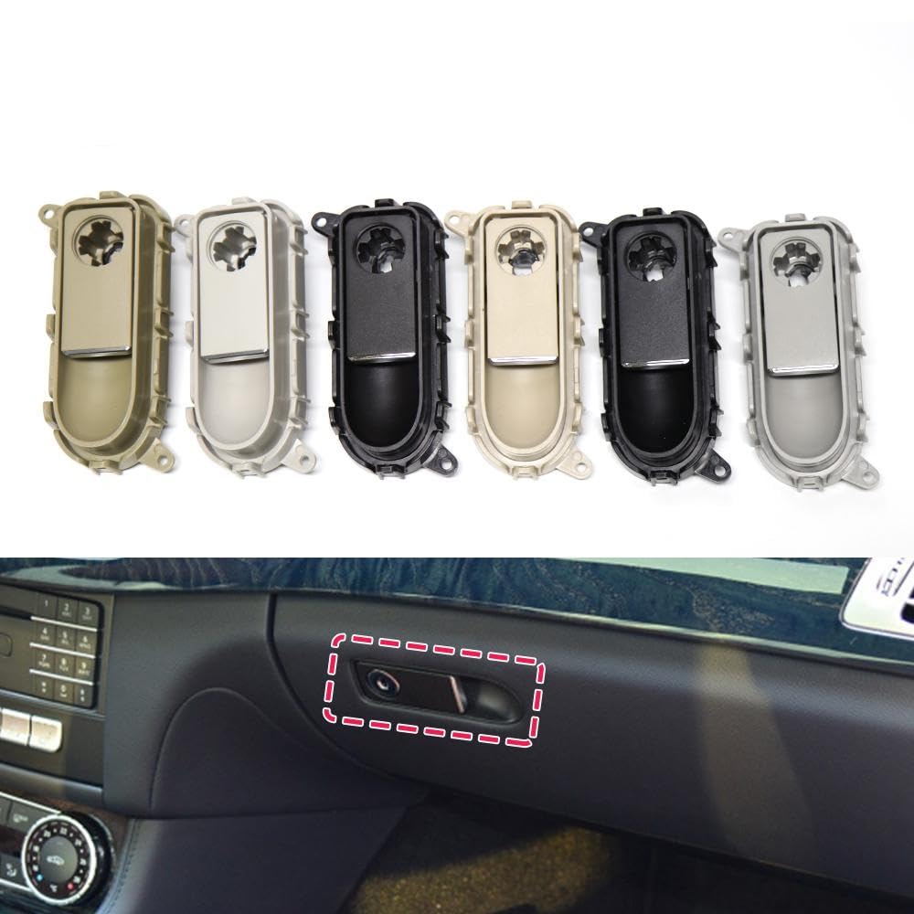 Mercedes Benz W218 CLS Class CLS300 Glove Box Lid Handle Replacement - Dark Beige | Durable Glove Box Buckle Puller for Easy Access & Repair | Perfect for DIY Car Maintenance & Interior Upgrades