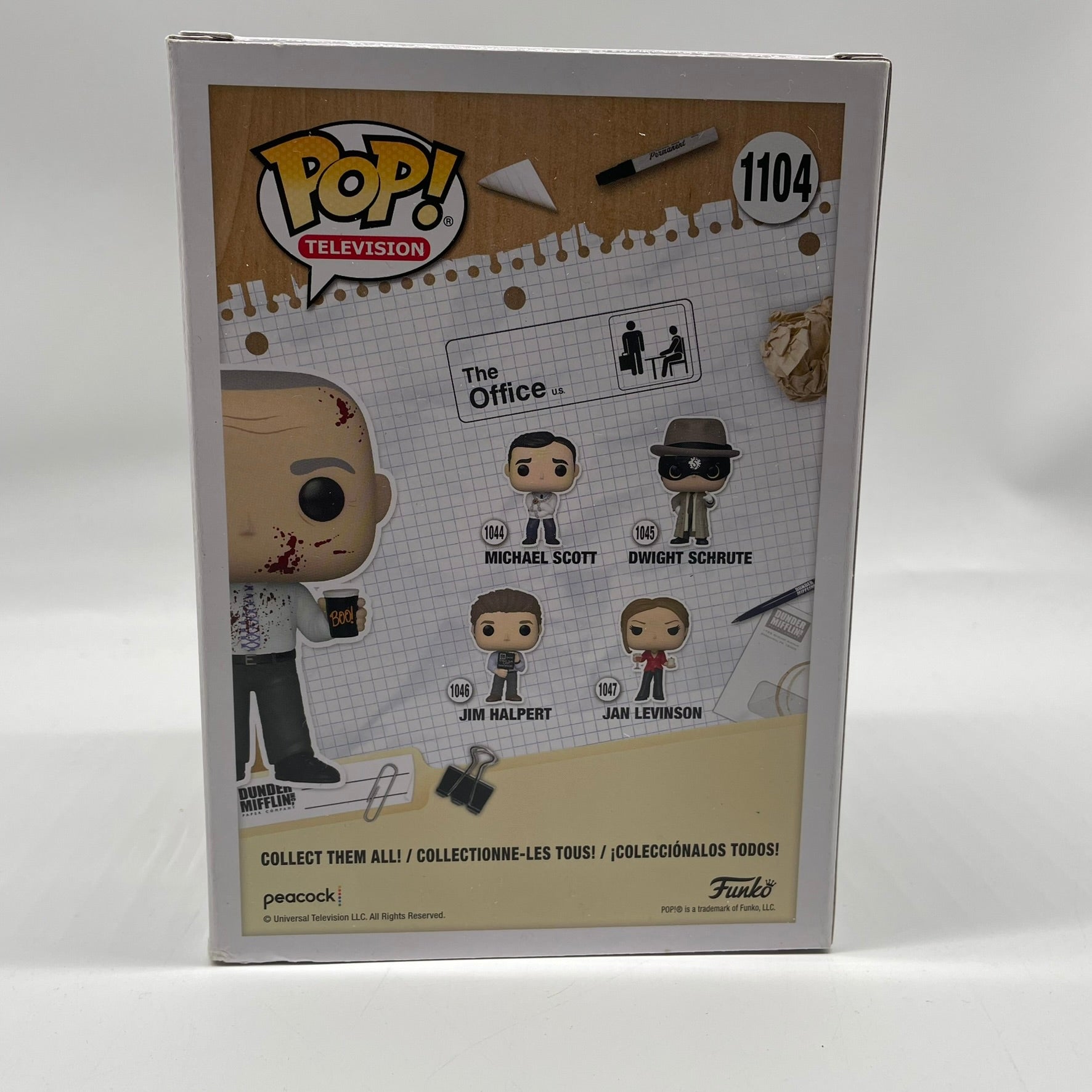 Creed Bratton The Office Pop Vinyl Figure Limited Special Chase Edition #1104 - Funko Pop Collectible for Office Fans, Perfect for Display & Gifts