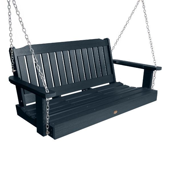 Lehigh 4ft Swing and Coffee Table - Versatile Indoor/Outdoor Furniture for Patio, Living Room, or Office Use