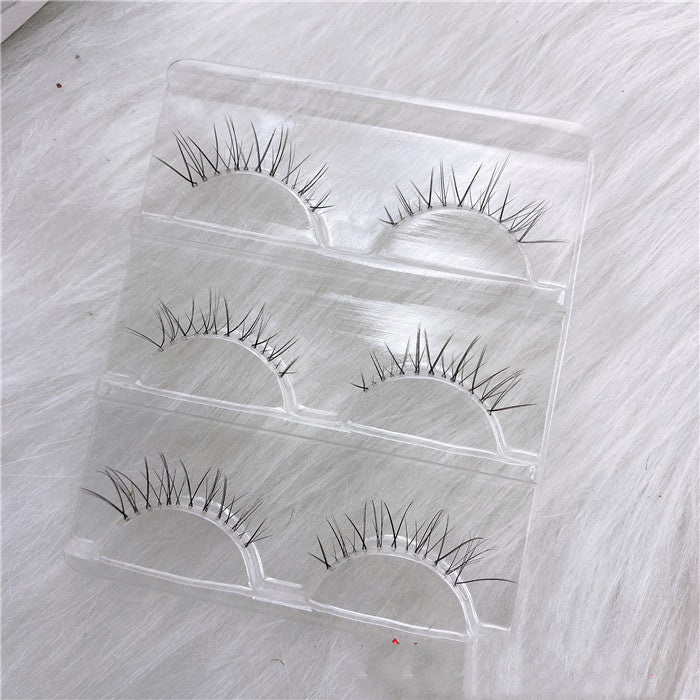 Natural Cross Nude Makeup Half Cut False Eyelashes - Soft & Lightweight Lashes for Women | Perfect for Daily Wear, Parties & Special Occasions