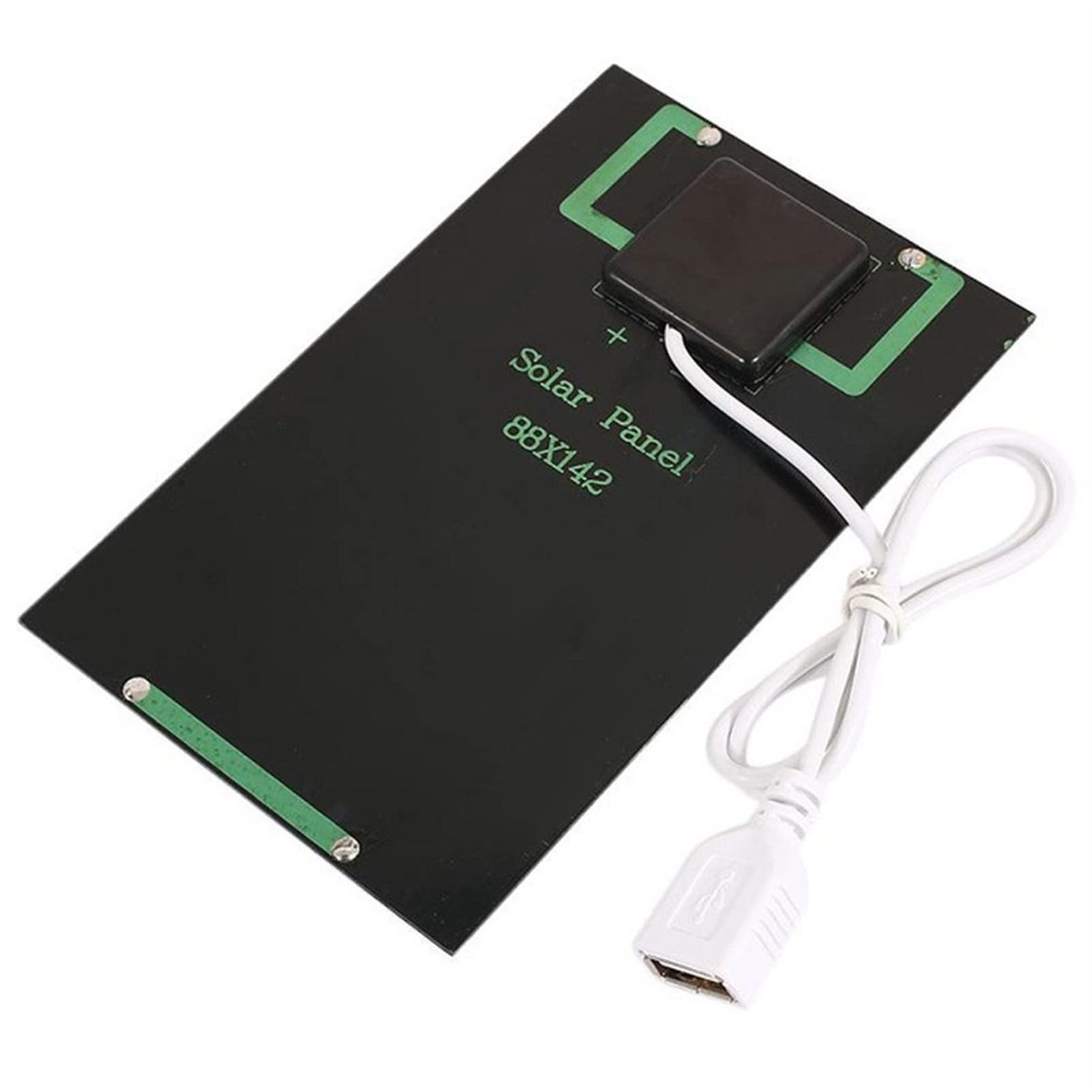 5W 5V Solar Panel Charger with USB Port - Portable Solar Power Bank for Phones, Tablets & Outdoor Camping - Waterproof DIY Solar Module for Hiking, Emergency & Off-Grid Charging
