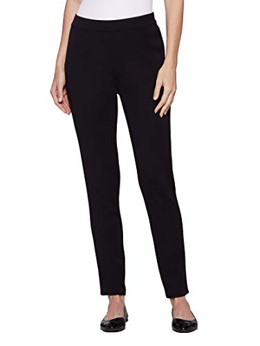 Slim Leg Knit Pant, Black