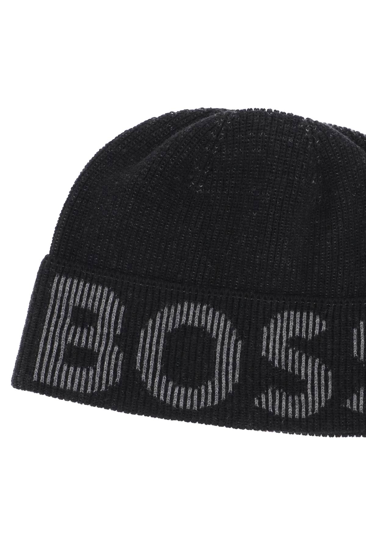 Boss Lamico Logo Beanie Hat for Men & Women - Winter Warm Knit Skull Cap - Stylish Unisex Fashion Accessory for Outdoor Activities, Sports & Casual Wear