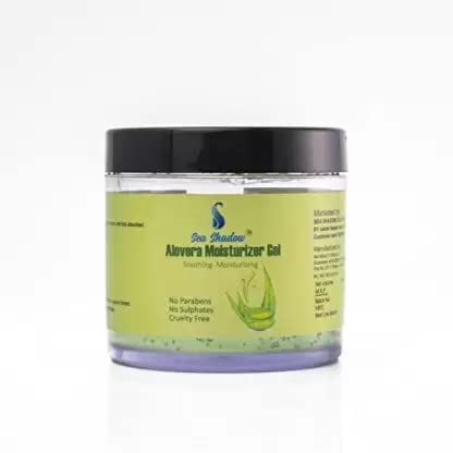 SEA SHADOW Pure Aloe Vera Gel for Face & Body - Hydrating, Moisturizing, Soothing Skin Care Treatment | 100ml Multipurpose Gel for Sunburn Relief, After Shave, Hair Mask & Dry Skin | Perfect for Daily Skincare Routine & Travel