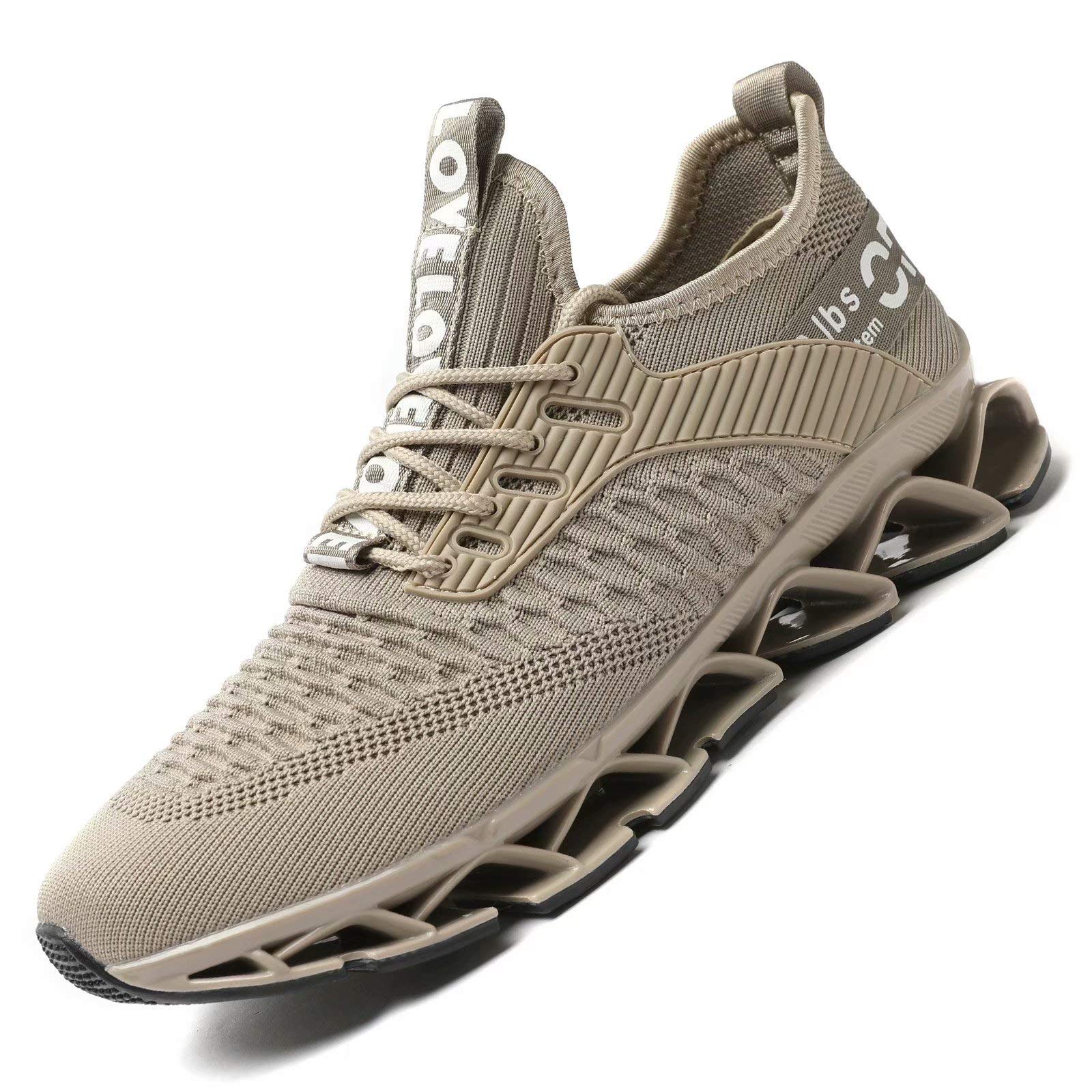 Chopben Men's Running Shoes - Non-Slip Blade Design, Breathable Mesh & Soft Sole for Athletic Walking | Fashion Sneakers for Casual Wear, Jogging & Gym Workouts