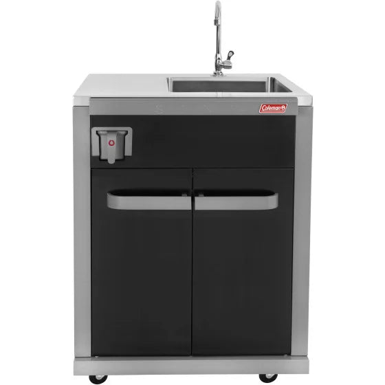 Coleman Revolution Sink Unit With Tap - Portable Camping Sink with Black Gloss Finish for Outdoor Adventures, RV Trips & Off-Grid Living