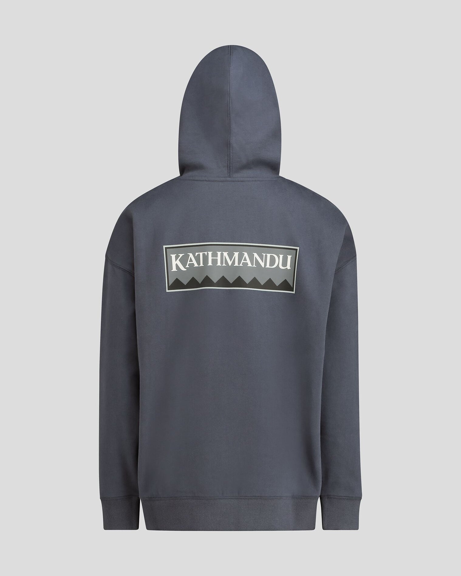 Heritage Logo Women's Slouchy Lightweight Hoodie - Mid Navy | Cozy Casual Wear for Everyday Comfort & Style