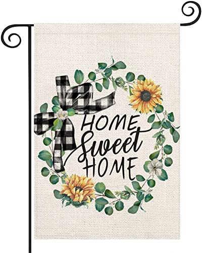 Home Sweet Home Green Leaves