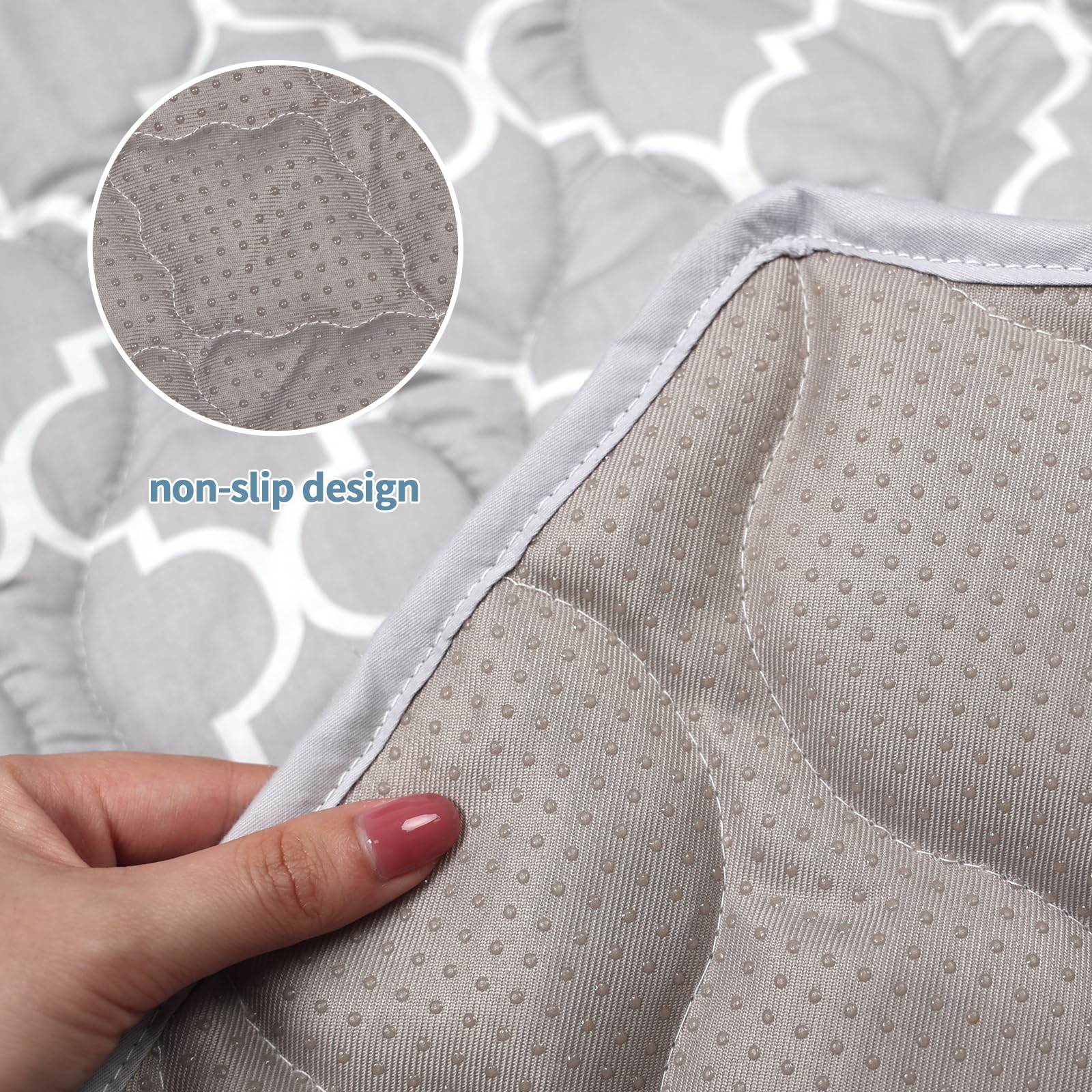 Hexagonal Baby Play Mat 59 Inch - Non-Slip Kids Play Yard Mat for POP N GO & California Beach Co Playpens | Portable with Carry Bag | Visual Stimulation Toy for Infants & Toddlers | Perfect for Indoor Playrooms, Daycare Centers & Outdoor Picnics