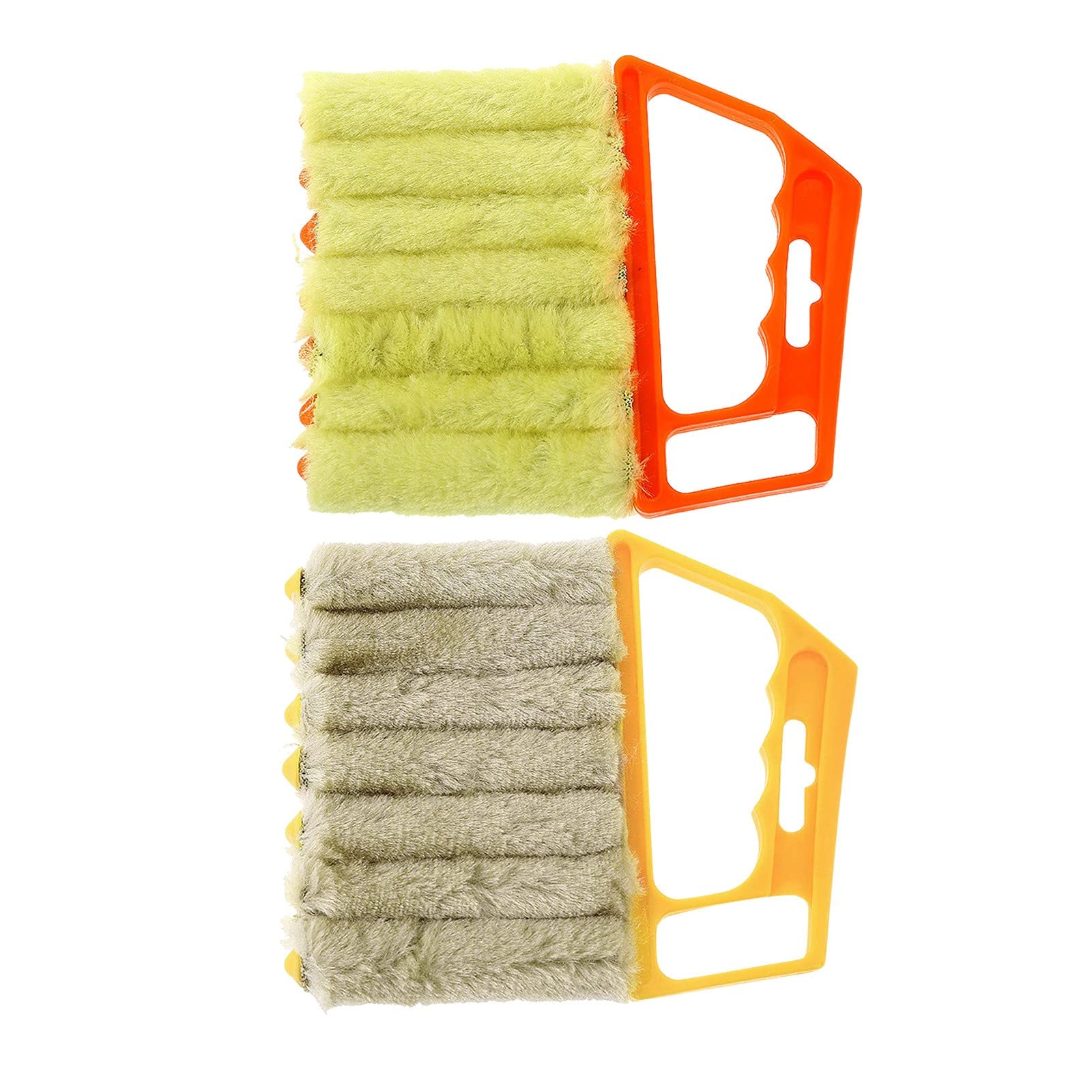 Detachable Vents & Blinds Cleaning Brush - Multi-Purpose Sweeping Brush for Kitchen, Dining & Bar Dish Cleaning (Red/Yellow, One Size) - Perfect for Window Blinds, Air Vents & Dish Washing