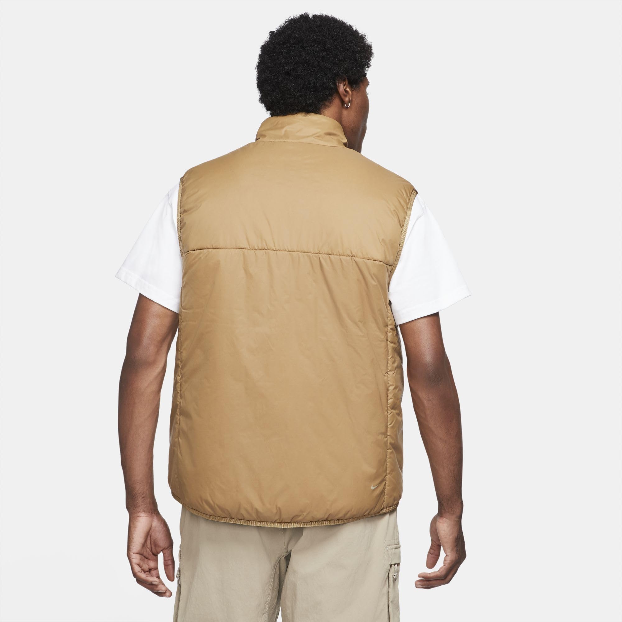 Nike ACG Rope De Dope Men's Lightweight Hiking Vest - Small, Golden Beige - Perfect for Outdoor Adventures & Trail Running