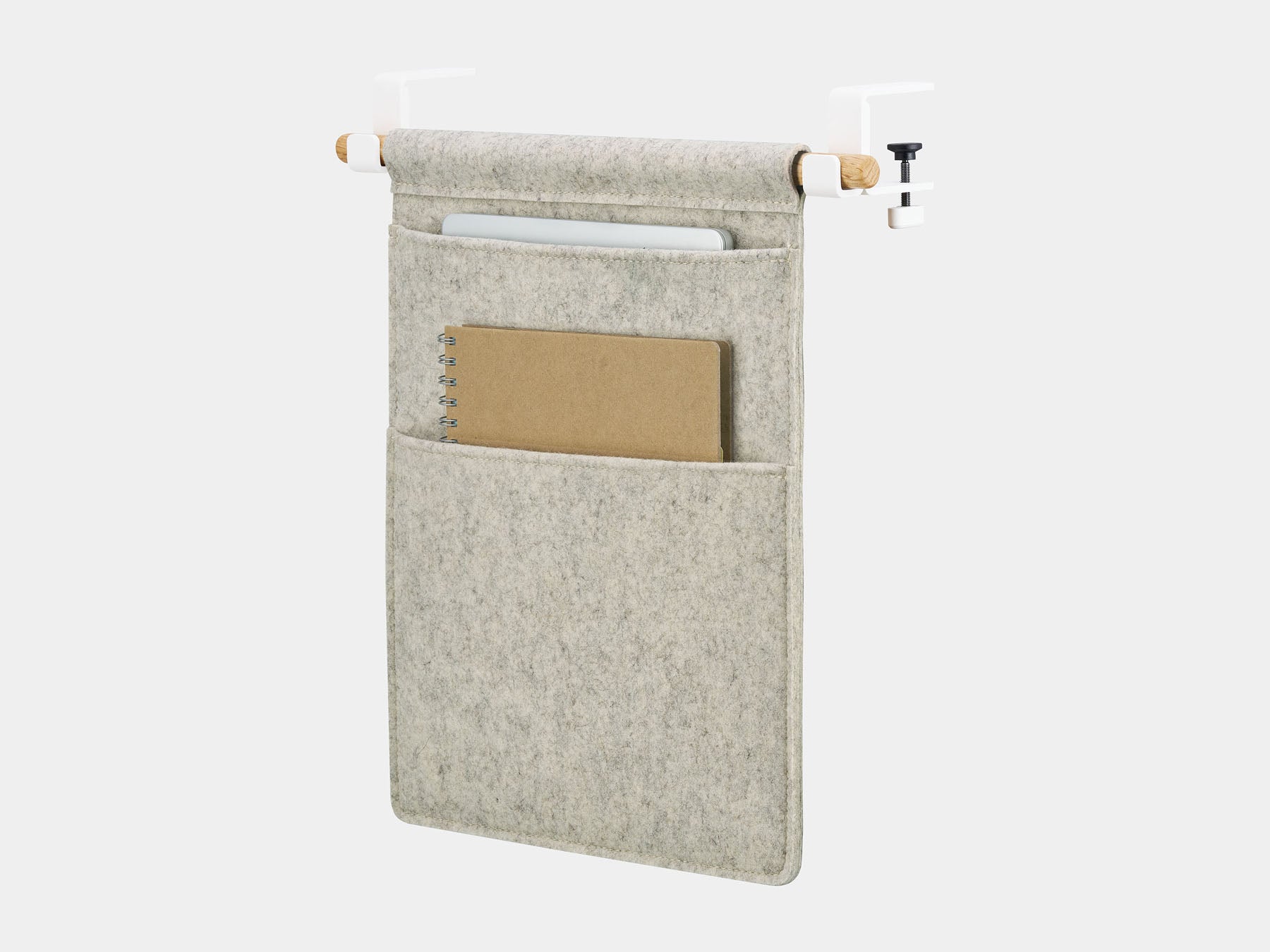 Space-Saving Hanging Desk Organizer with Multiple Pockets - Perfect for Office, Home, or Dorm Room Organization | Wall Mounted Storage Solution for Papers, Files, and Office Supplies