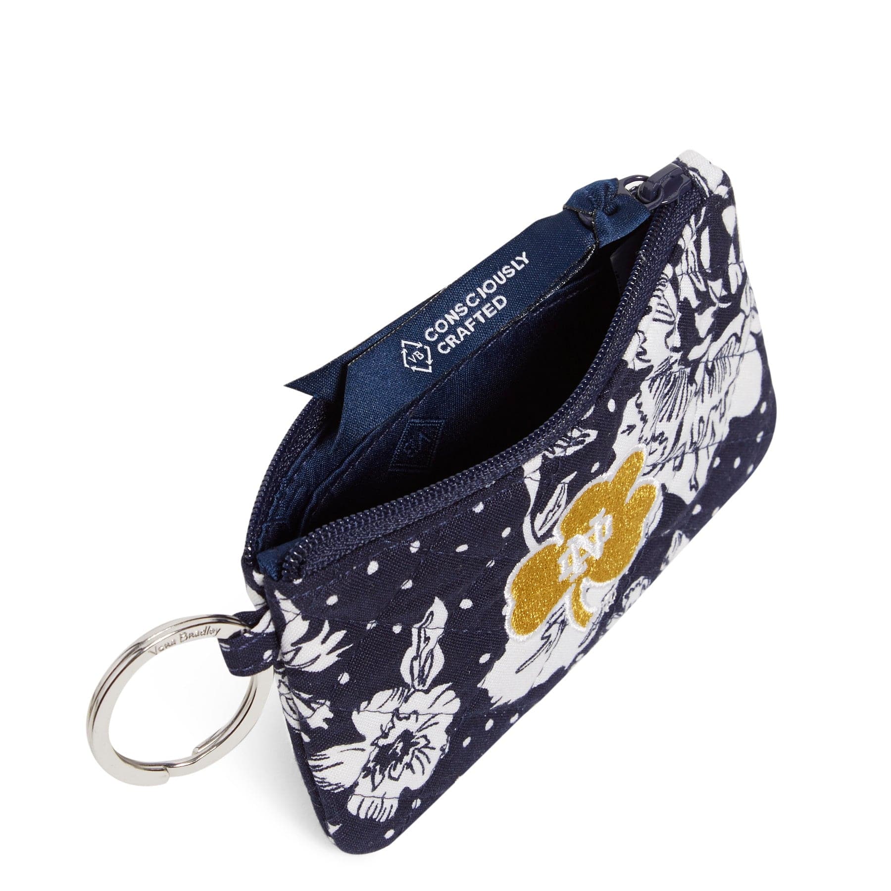 Custom Collegiate Zip ID Lanyard with Keychain - Durable School & Work Badge Holder for Students, Teachers & Employees - Perfect for Campus, Office & Events