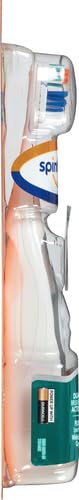 Spinbrush PRO+ Extra White Battery-Powered Toothbrush - Removes 100% More Plaque with Soft Bristles - Includes Batteries - Perfect for Travel & Daily Oral Care