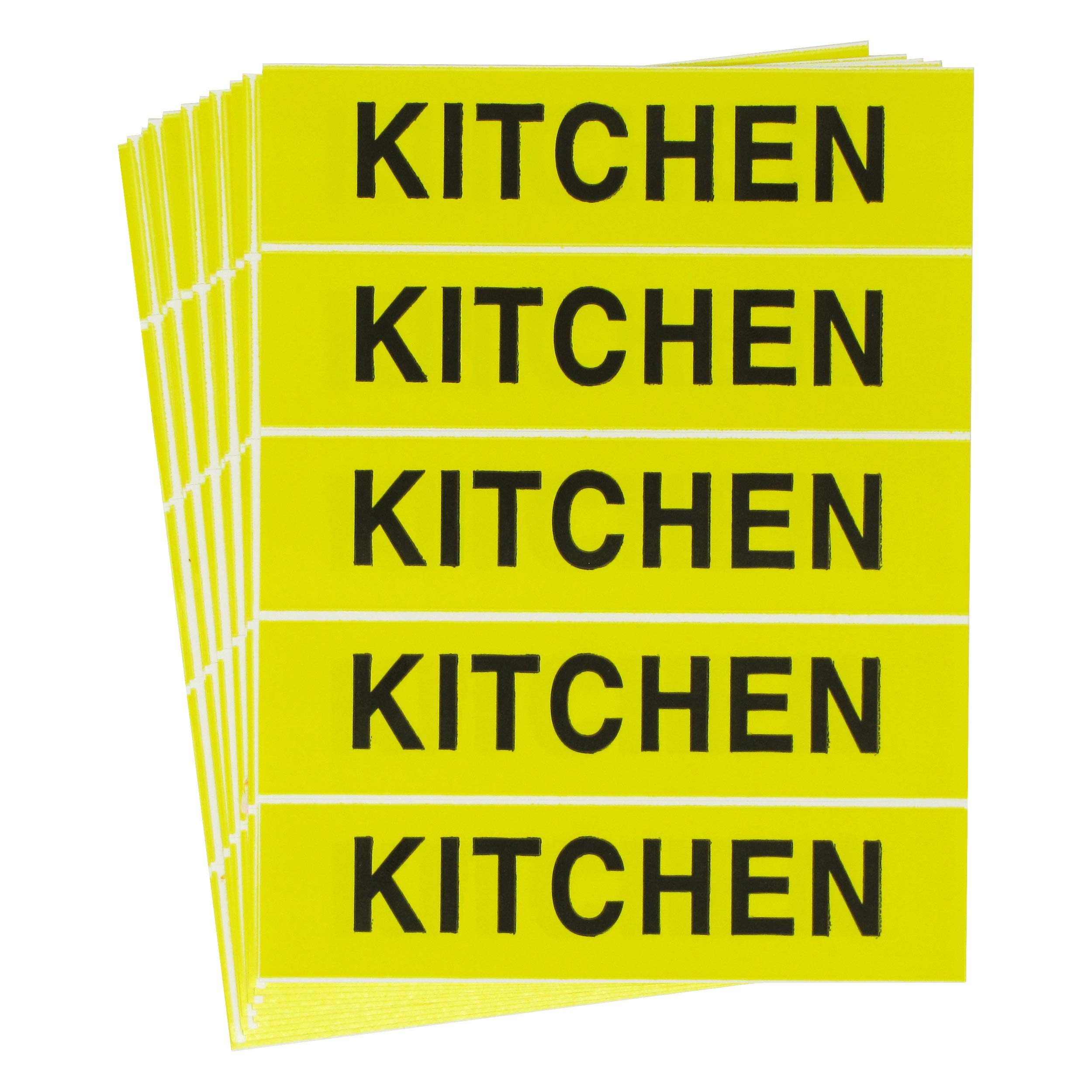 Color Coded Moving Box Labels - Tag-A-Room Kitchen Pack | Easy Organization for Moving & Storage | Perfect for Home, Office & College Dorm Moves