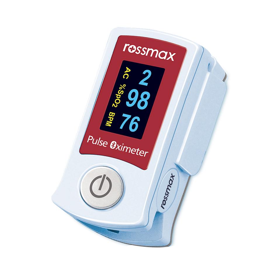 Rossmax ACT SB210 Fingertip Pulse Oximeter - Accurate Blood Oxygen & Heart Rate Monitor for Home Use, Sports, and Travel