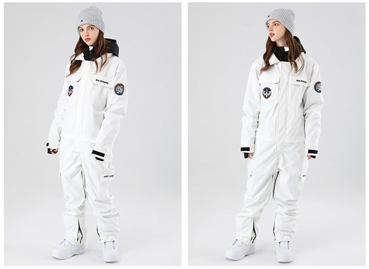 **Waterproof Insulated Ski Suit for Women & Men - Winter Warm Snowsuit Coveralls for Skiing, Snowboarding & Snow Sports**