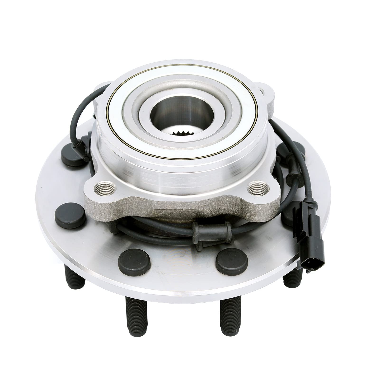 FKG 515101 4WD Front Wheel Bearing Hub Assembly Replacement for 2006-2008 Dodge Ram 1500/2500/3500 - Heavy Duty Truck Suspension Repair Part for Off-Road & Towing