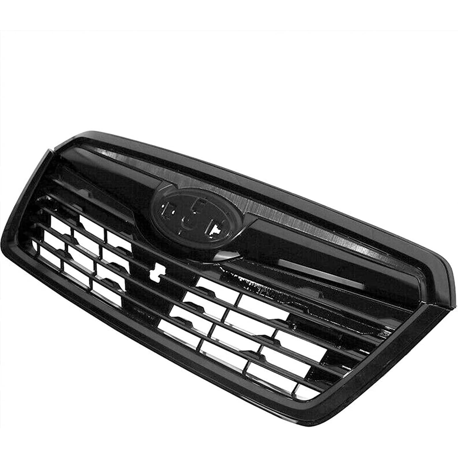 2019-2021 Subaru Forester Front Bumper Upper Grille Mesh Grill Gloss Black Replacement Assembly - Perfect for Off-Road Protection & Style Enhancement