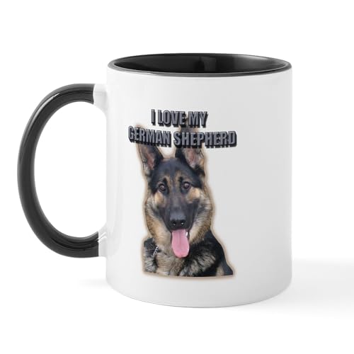 White/Black Inside - German Shepherd Mug