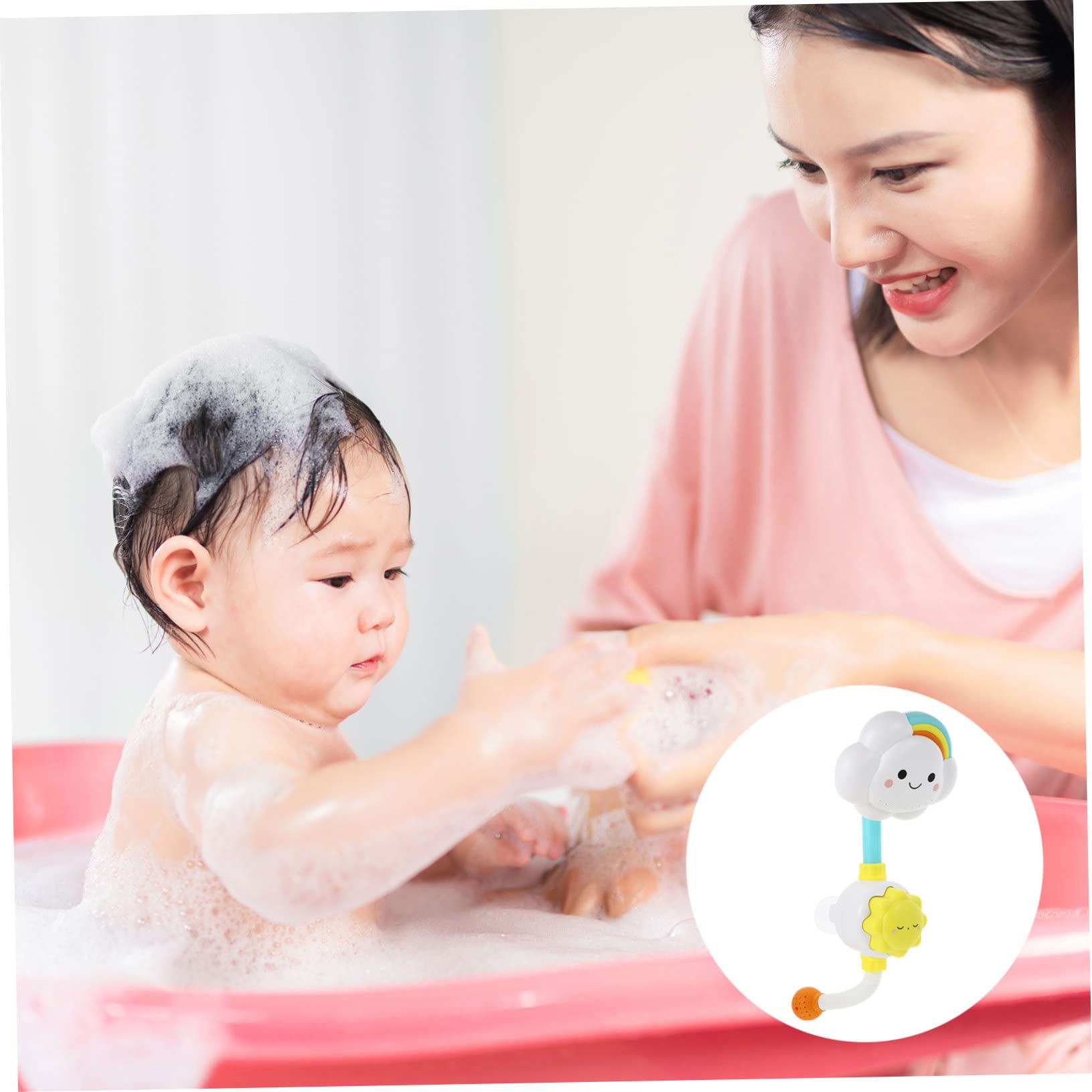 **DRESSOOS Kids Bath Toys - Fun Shower Head Water Squirters for Bathtub Play, Safe Plastic Toddler Bath Time Accessories - Perfect for Sensory Play & Learning Water Skills**