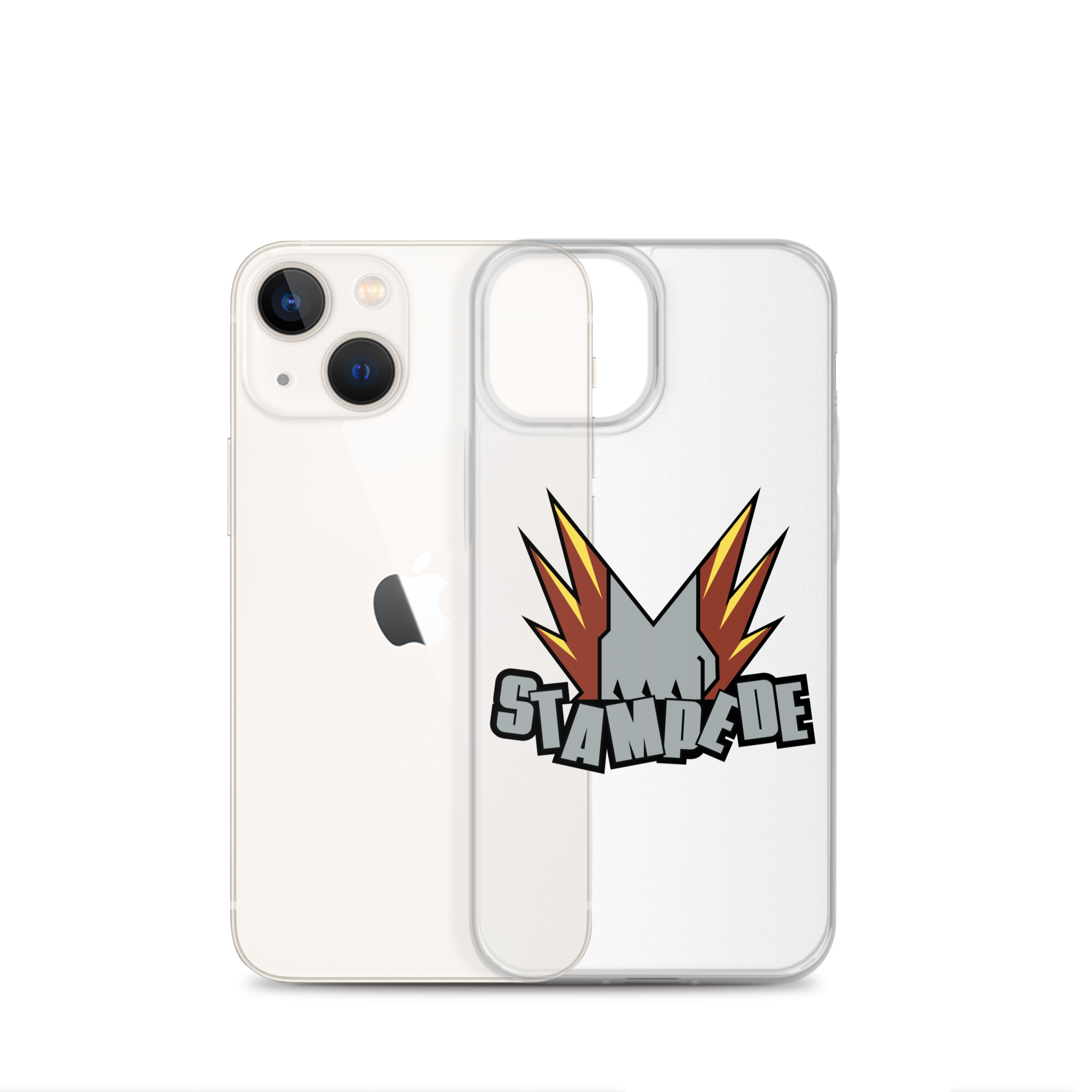 Zoo Jitsu Fighters Stampede iPhone Clear Case - Durable Protective Cover for iPhone 11/12/13/14/15 Pro Max - Slim Shockproof Phone Case for Everyday Use, Travel & Outdoor Activities