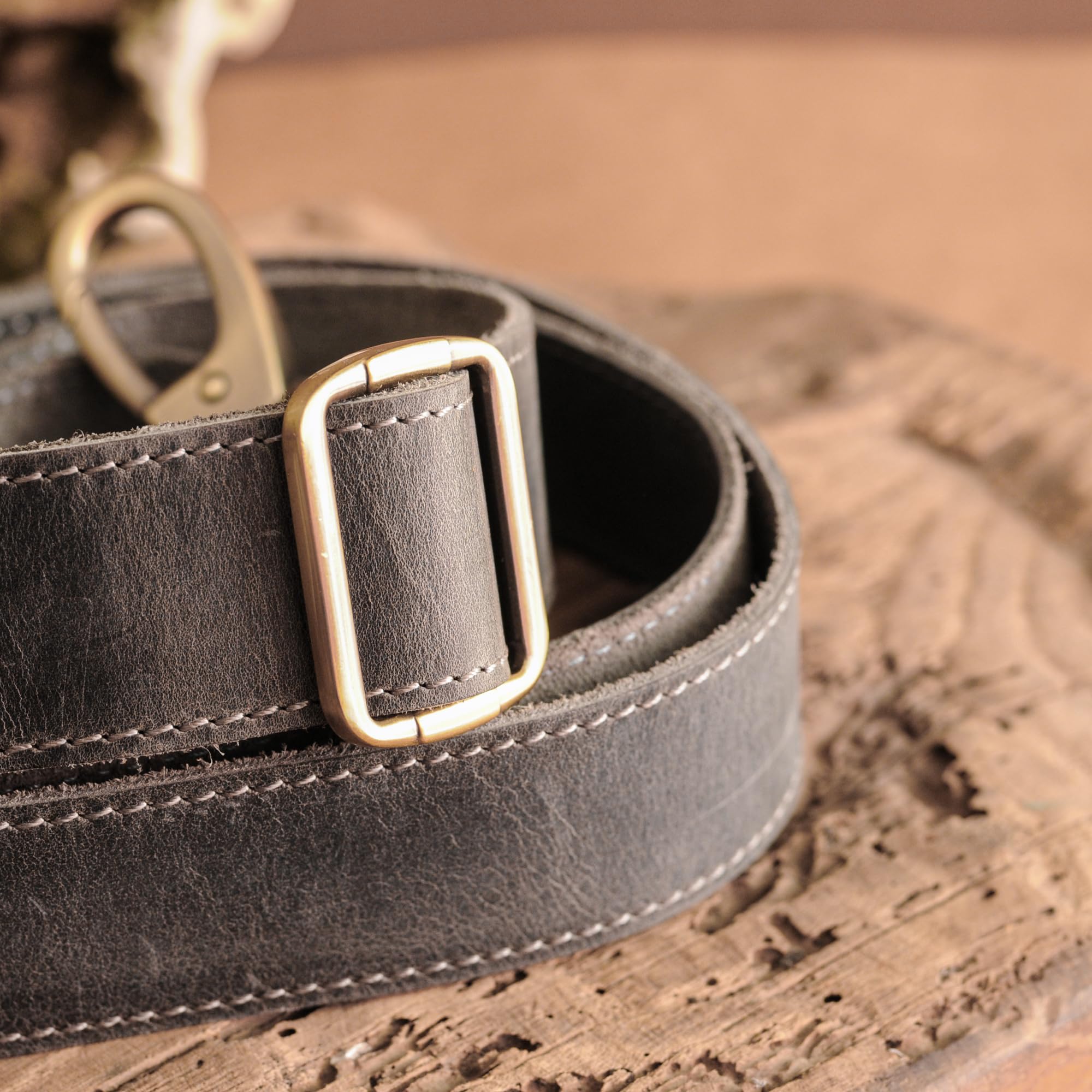 100% Genuine Leather Purse Strap with Swivel Clasps - Adjustable Shoulder Strap for Handbags, Laptop Cases & Totes - Handmade Dark Brown Leather Crossbody Strap (Perfect for Work, Travel & Everyday Use)