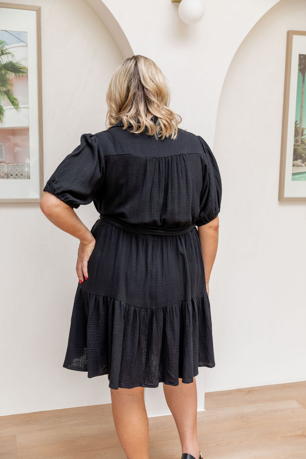 Elegant Black Mali Dress for Women - Perfect for Parties, Weddings & Special Occasions