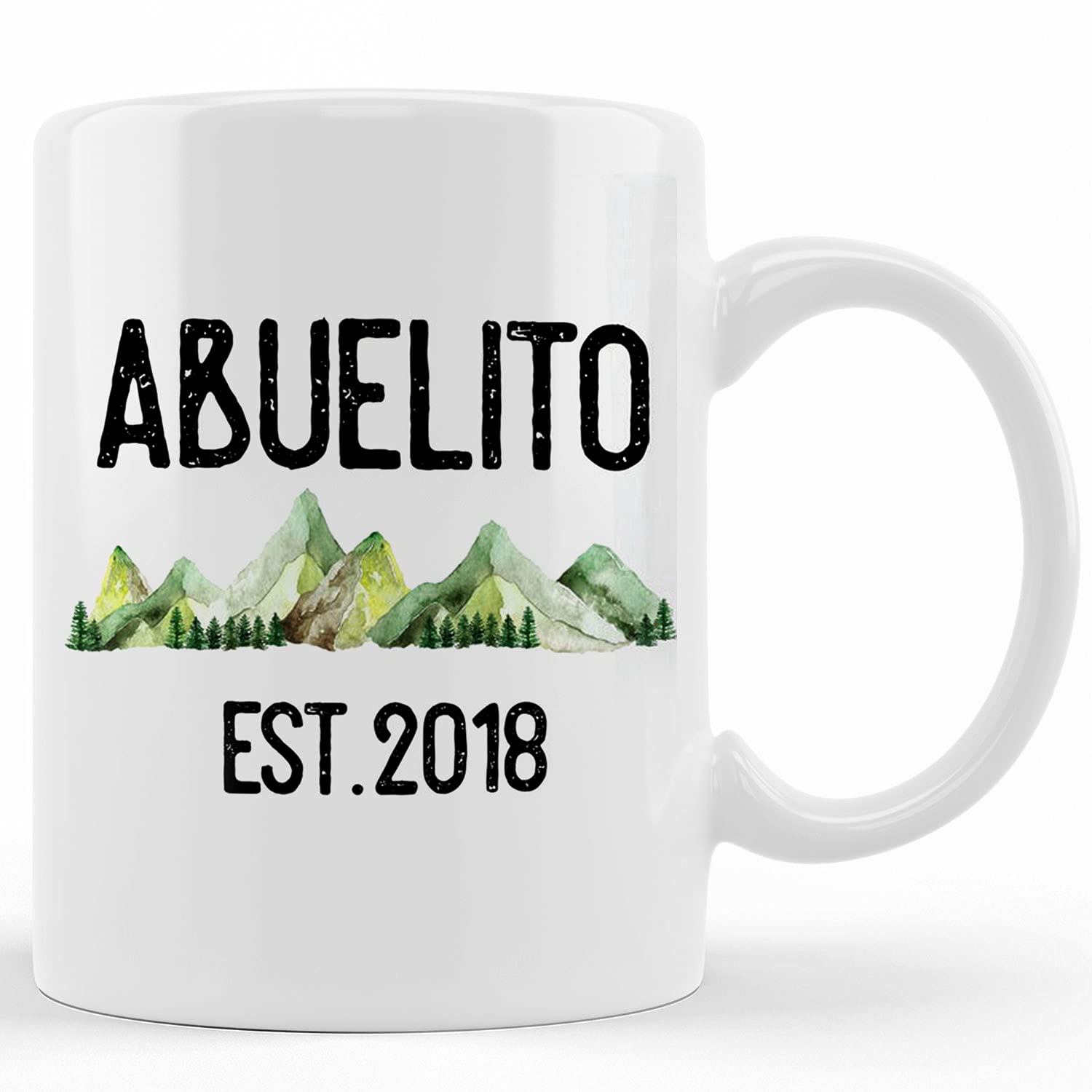 Personalized Abuelito Coffee Mug - 11oz & 15oz Ceramic Novelty Cup - Perfect Gift for New Grandfather, Spanish Pregnancy Announcement, Father's Day - Ideal for Coffee, Tea & Hot Chocolate at Home or Office